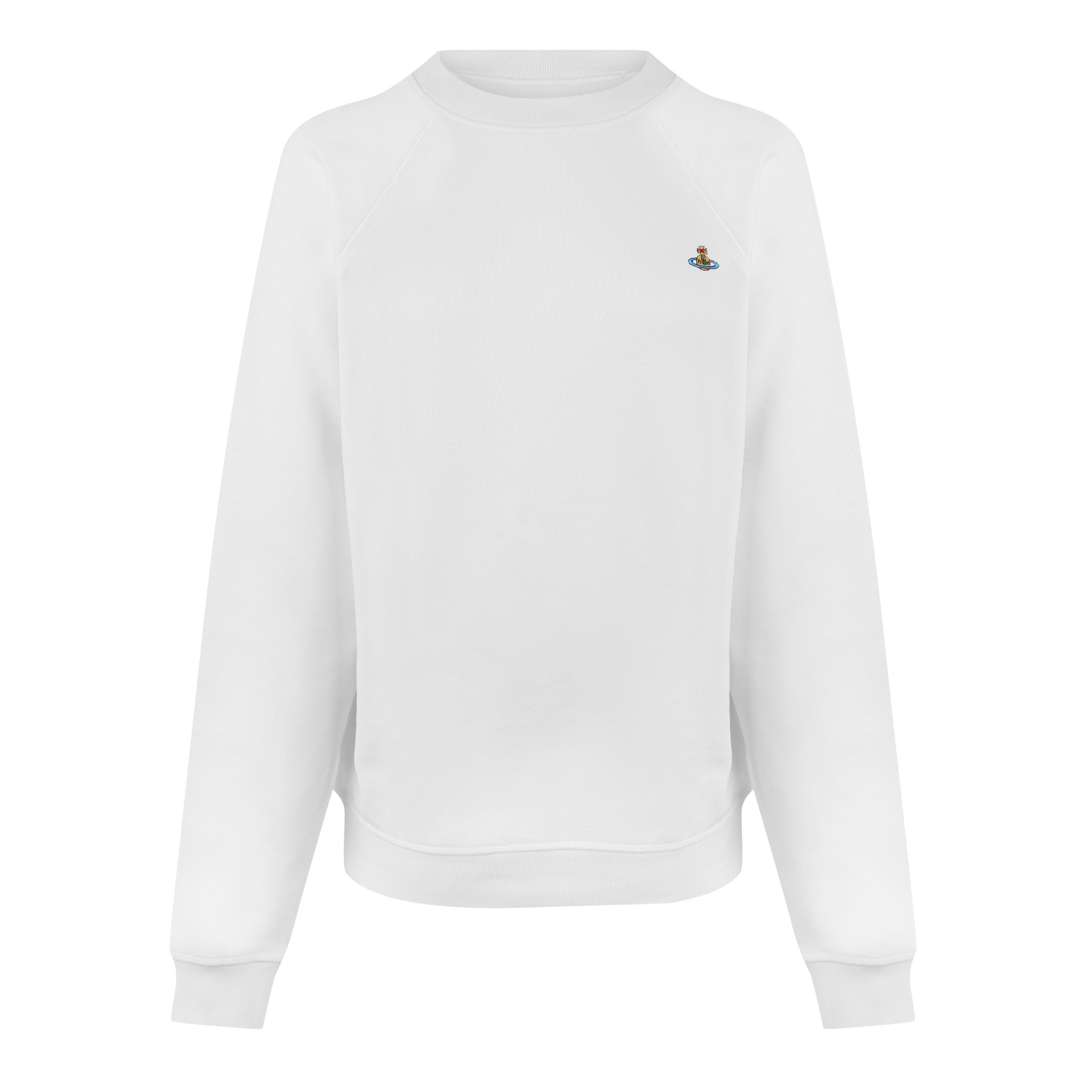 White - Vivienne Westwood - Orb Logo Sweatshirt - 5