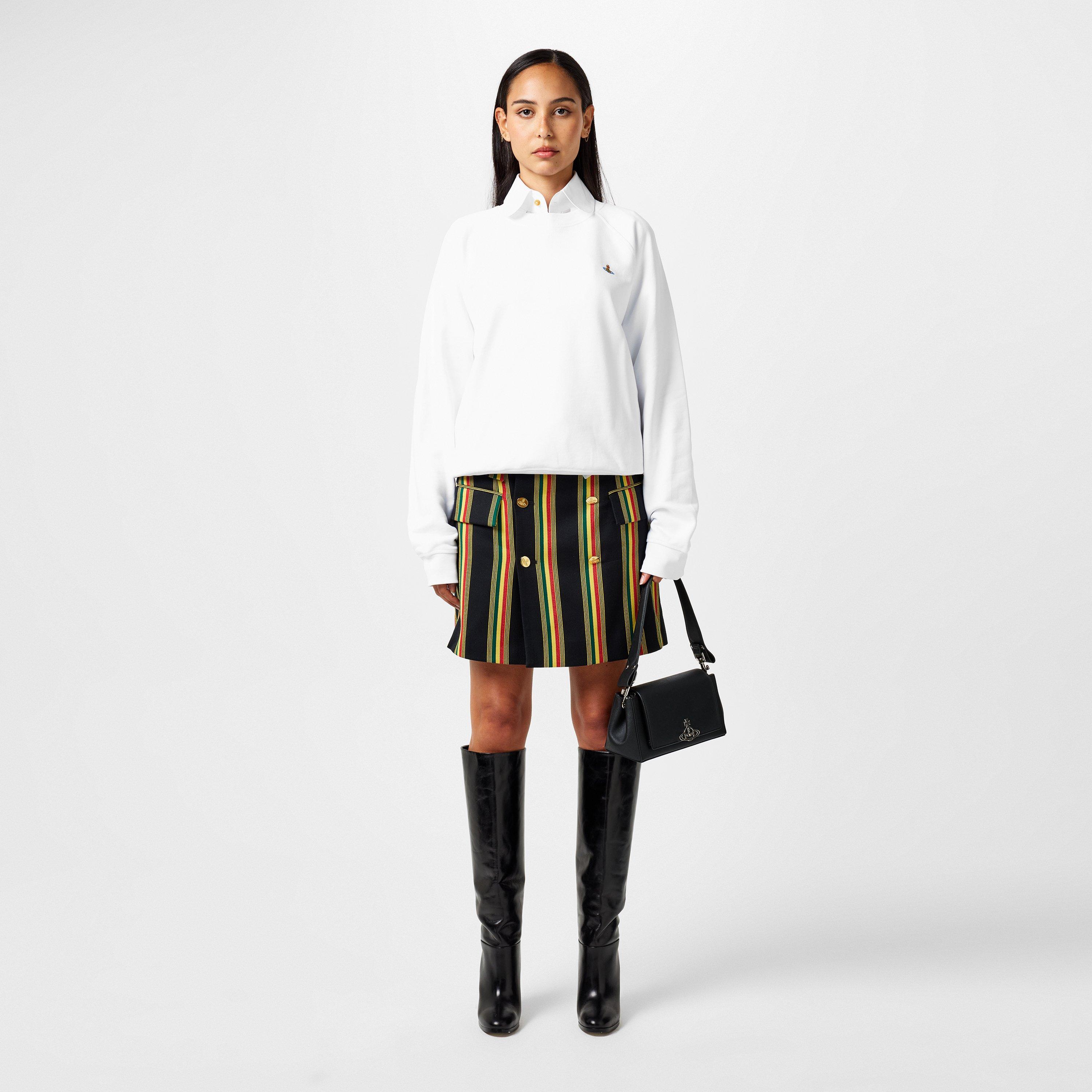 White - Vivienne Westwood - Orb Logo Sweatshirt - 4