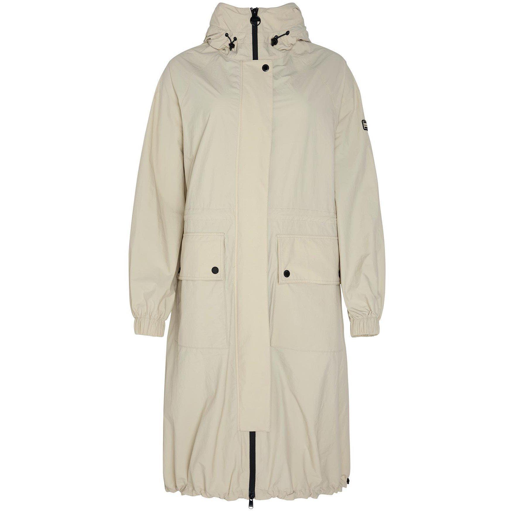 Stone - Barbour International - Women's Varona Showerproof Rain Anorak - 11