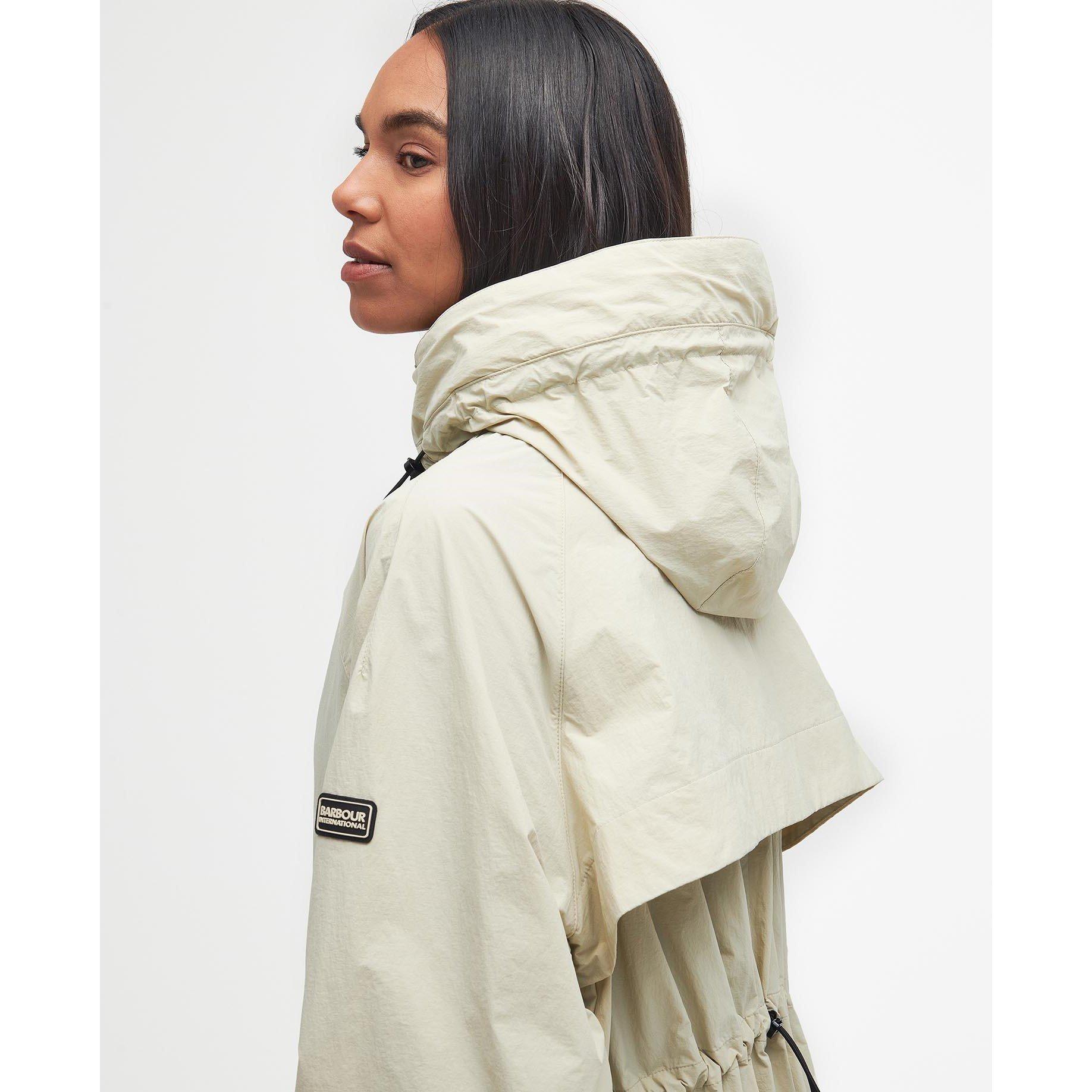 Stone - Barbour International - Women's Varona Showerproof Rain Anorak - 7