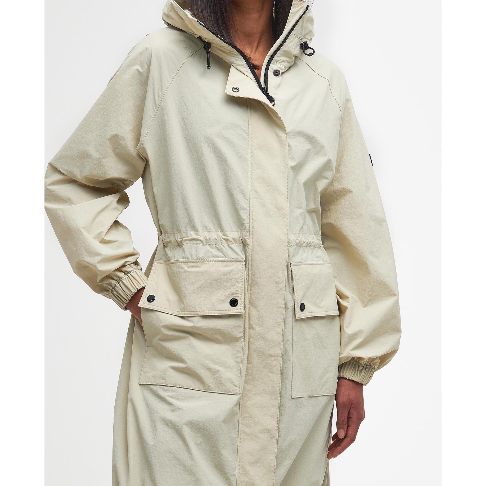 Stone - Barbour International - Women's Varona Showerproof Rain Anorak - 8