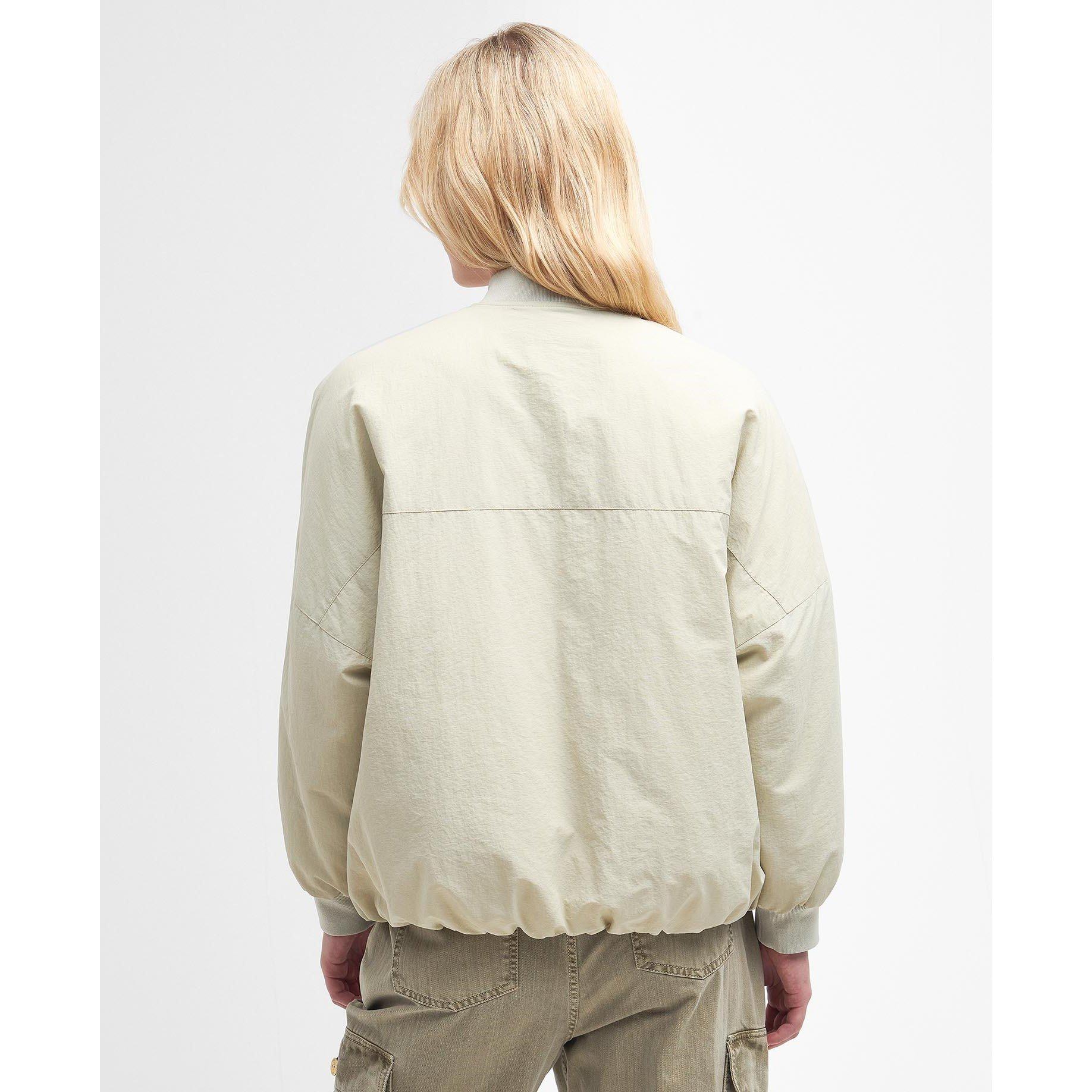 Stone - Barbour International - Women's Mansell Lightweight Bomber Jacket - 2