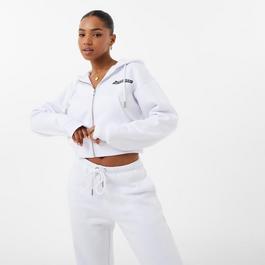 Jack Wills JW Cropped Zip Through Hoodie