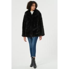 Be You B Faux Fur Fluffy Coat