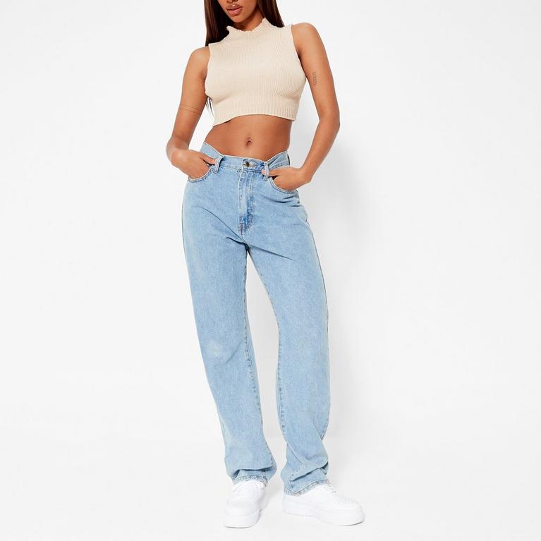PIERRE - ISAWITFIRST High Neck Contrast Rib Knit Crop Top - Guide des tailles - 2