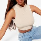 PIERRE - ISAWITFIRST High Neck Contrast Rib Knit Crop Top - Guide des tailles - 5