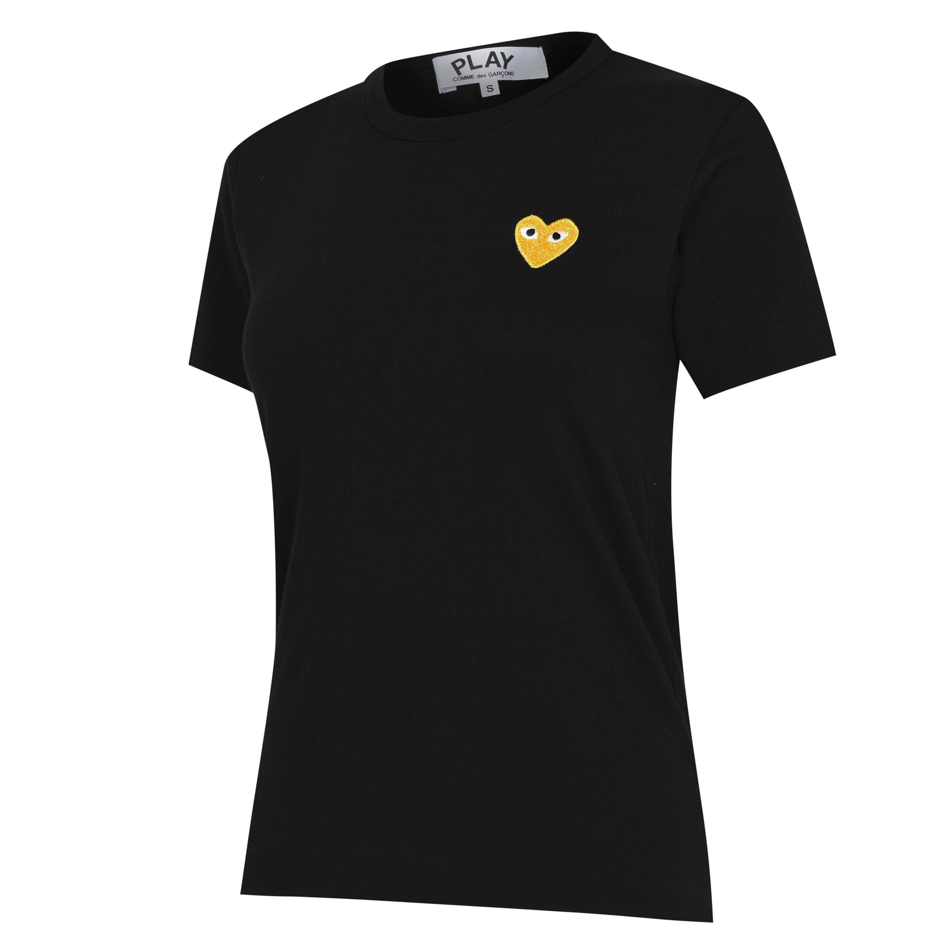 Comme des Garcons PLAY | Gold Heart T-Shirt | Regular Fit T