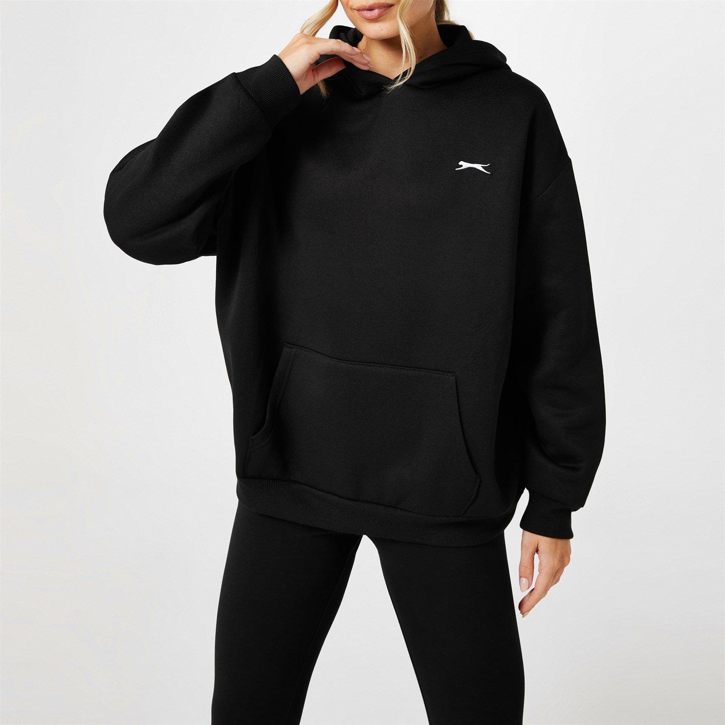 Sort - Slazenger - Fleece Hoodie Womens - 7