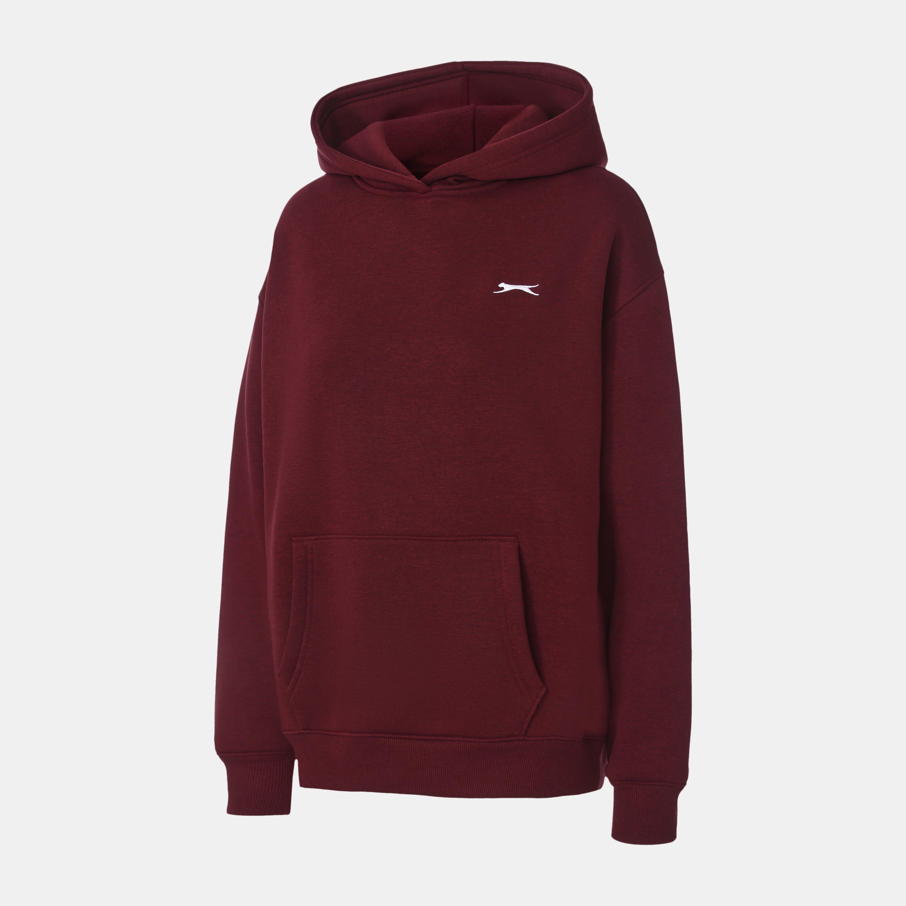 Borgonha - Slazenger - Fleece Hoodie Womens - 3