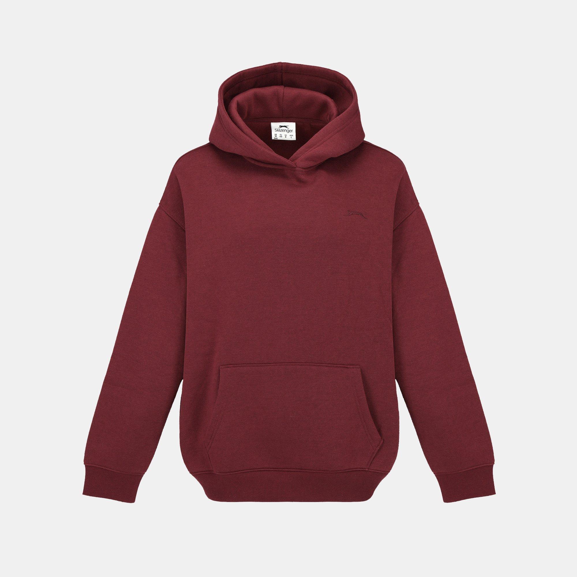 Slazenger Women's Fleece Hoodie - Burgundy - 16 (XL)