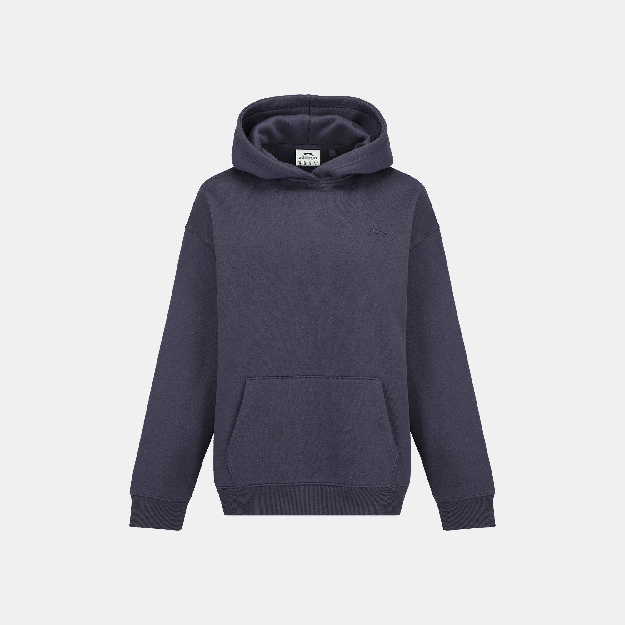 Slazenger Women's Fleece Hoodie - Charcoal - 10 (S)
