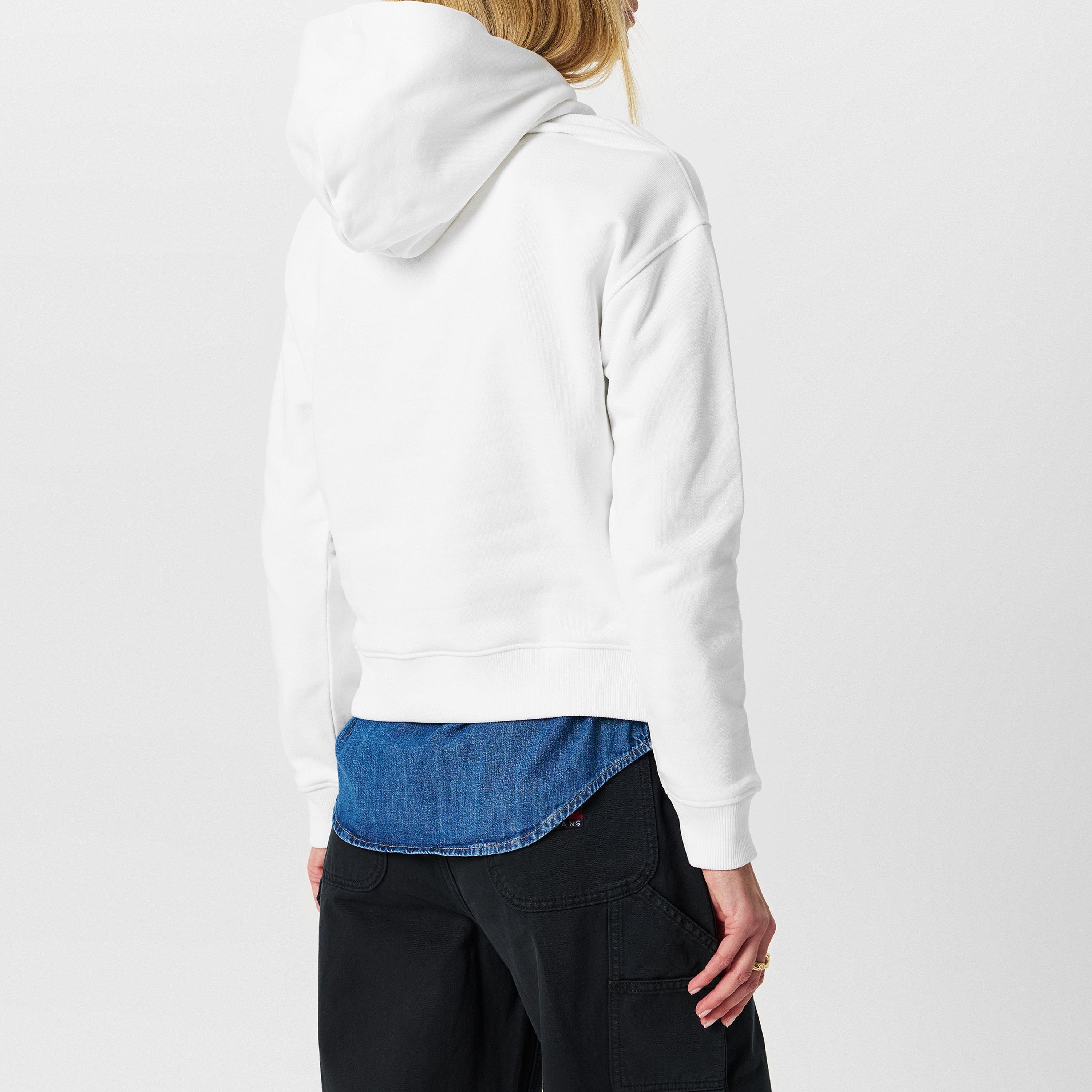 WHITE YBR - Tommy Jeans - Badge Hoodie - 4