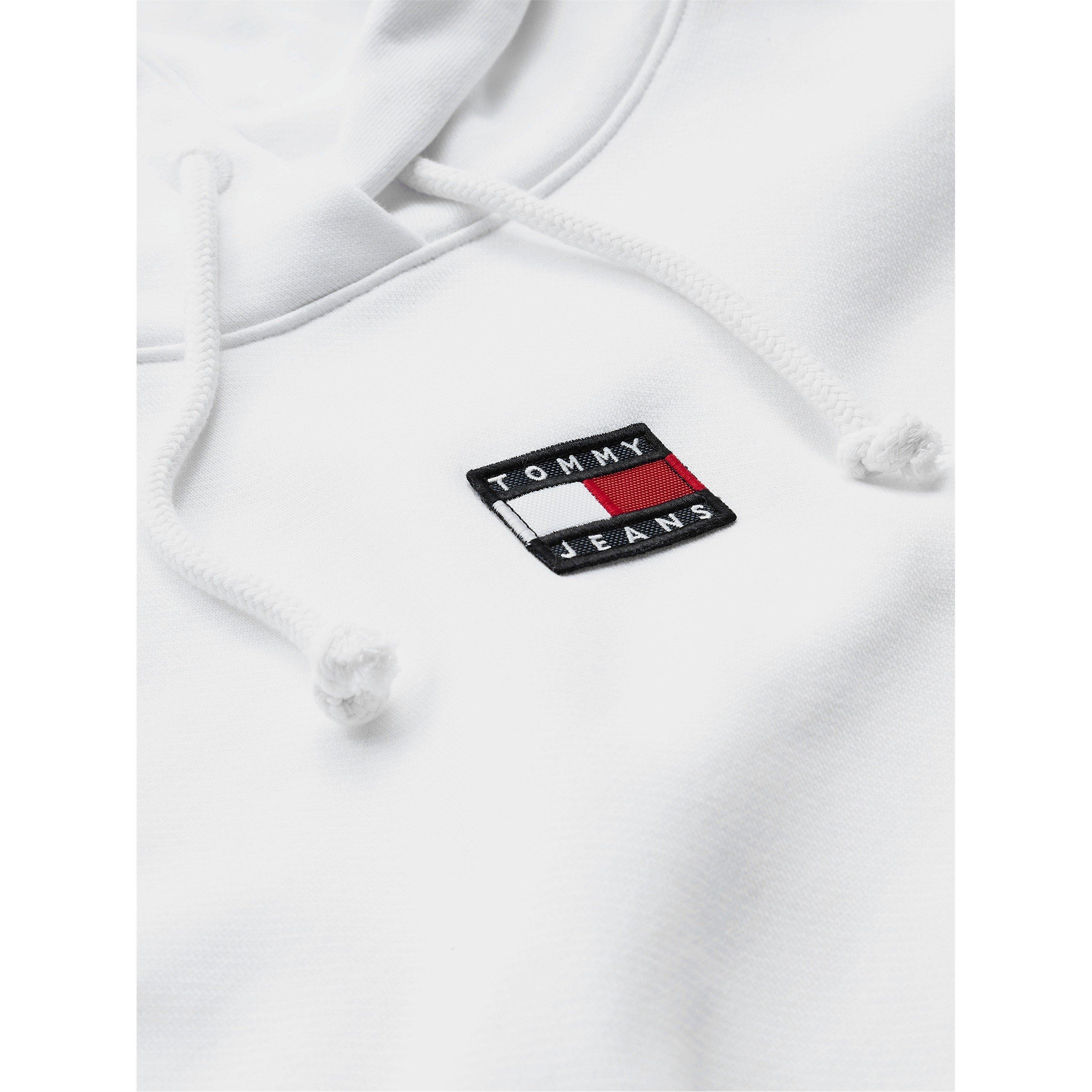 WHITE YBR - Tommy Jeans - Badge Hoodie - 6