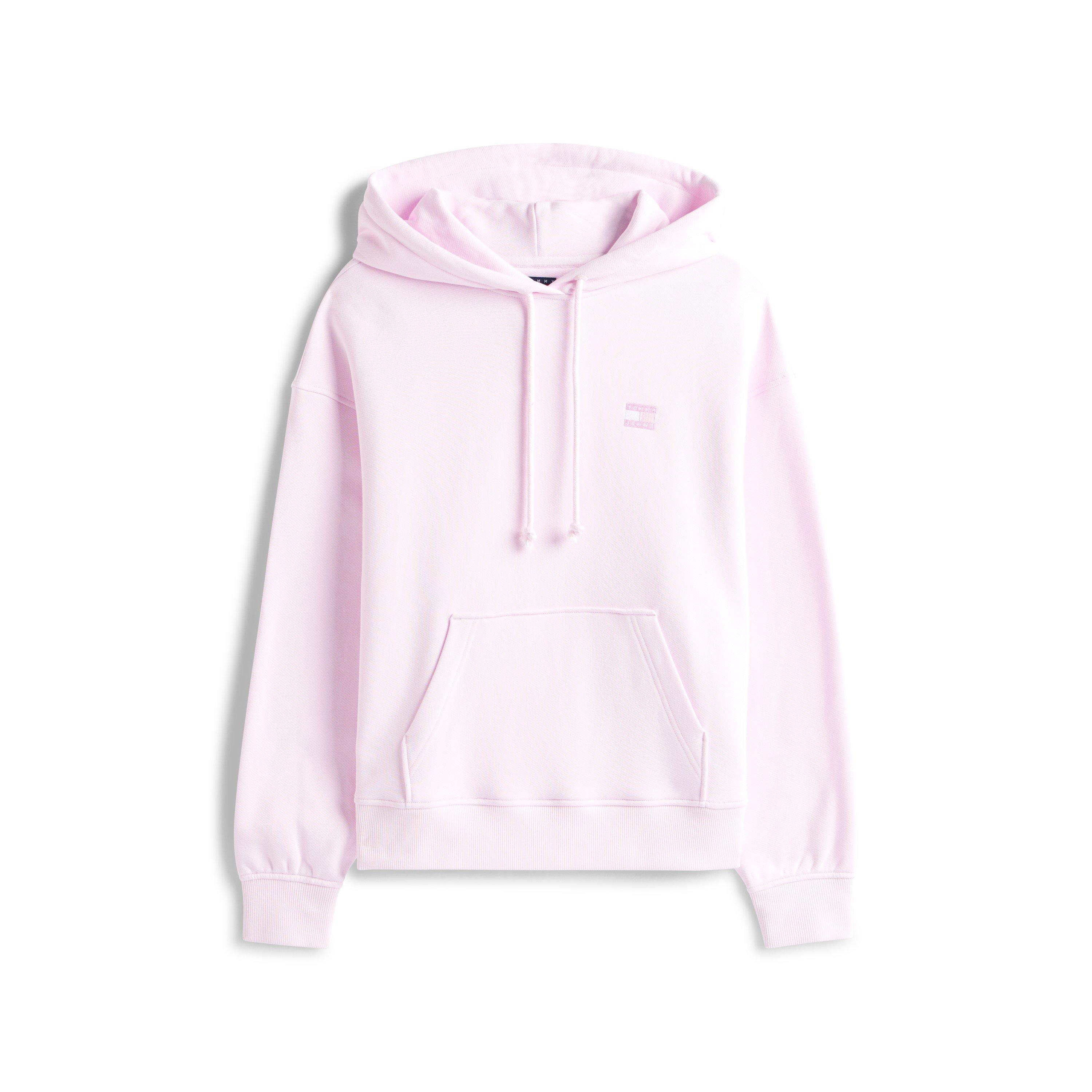 Tommy Jeans Women's Badge Hoodie - Pearly Pink - 10 (S)