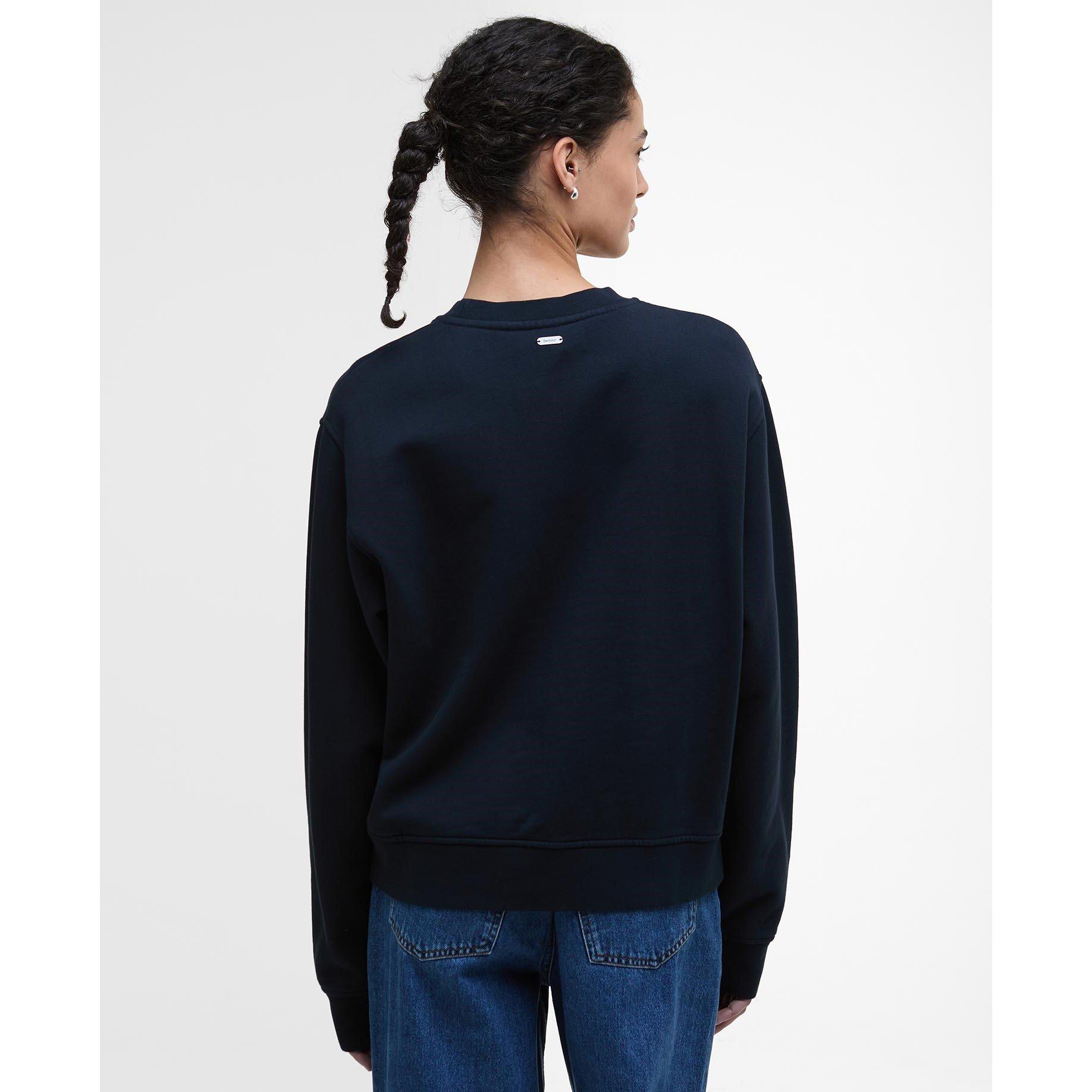 Navy - Barbour - Bede Oversized Sweatshirt - 3