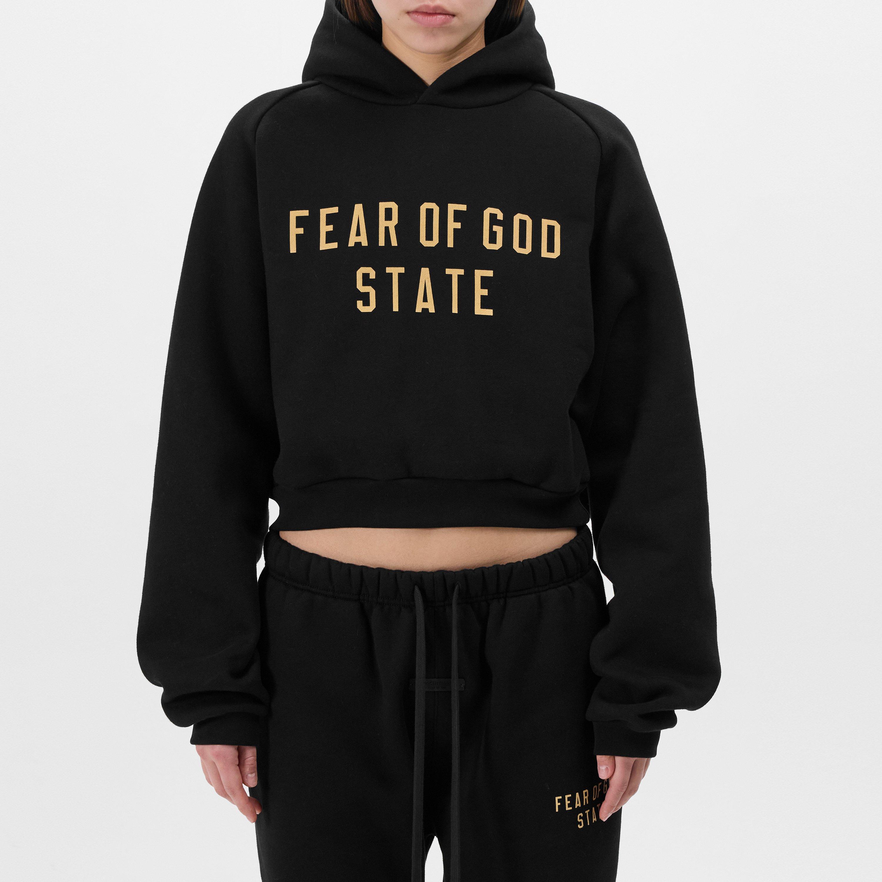 Black - Fear Of God Essentials - Heavy Fleece State Hoodie - 1