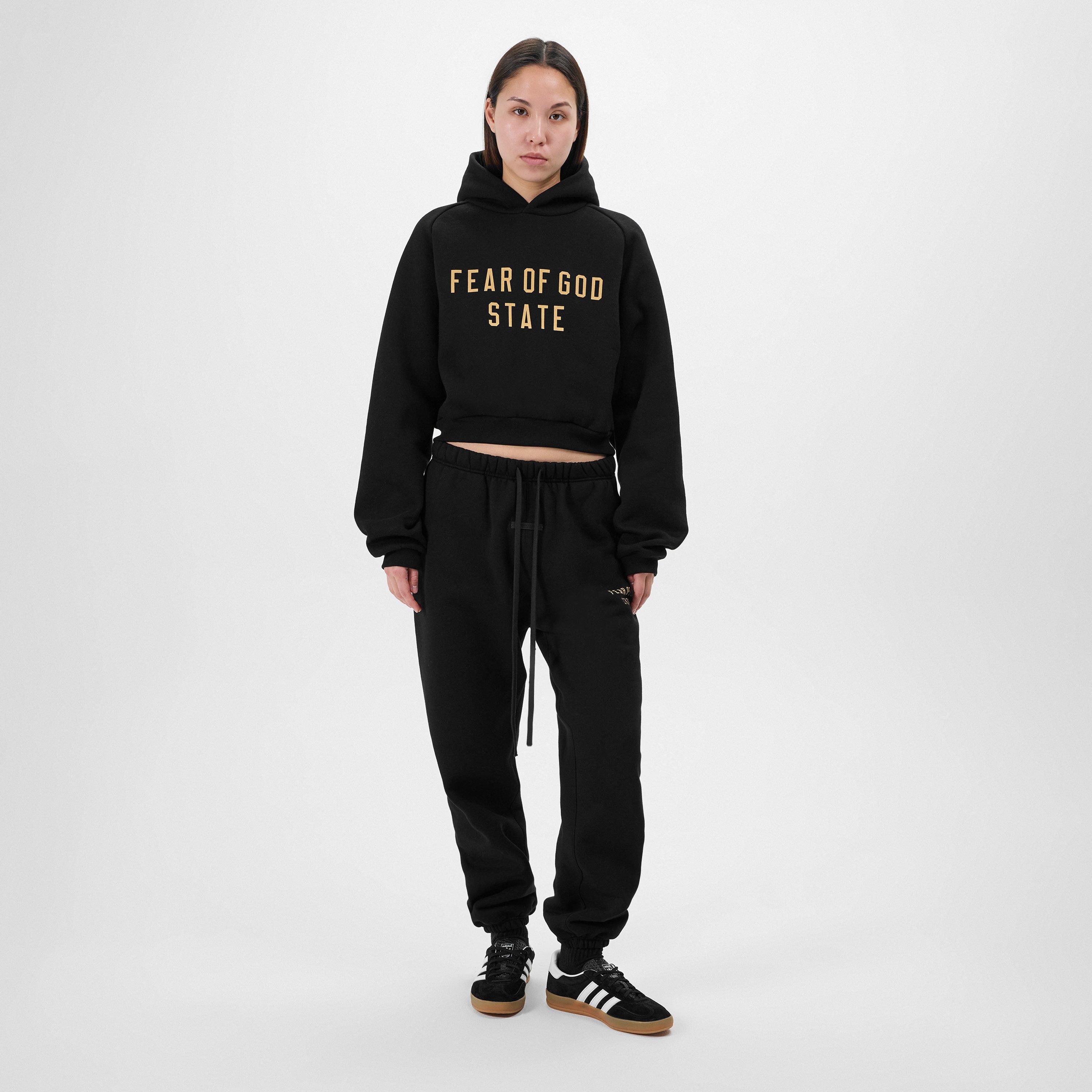 Black - Fear Of God Essentials - Heavy Fleece State Hoodie - 4