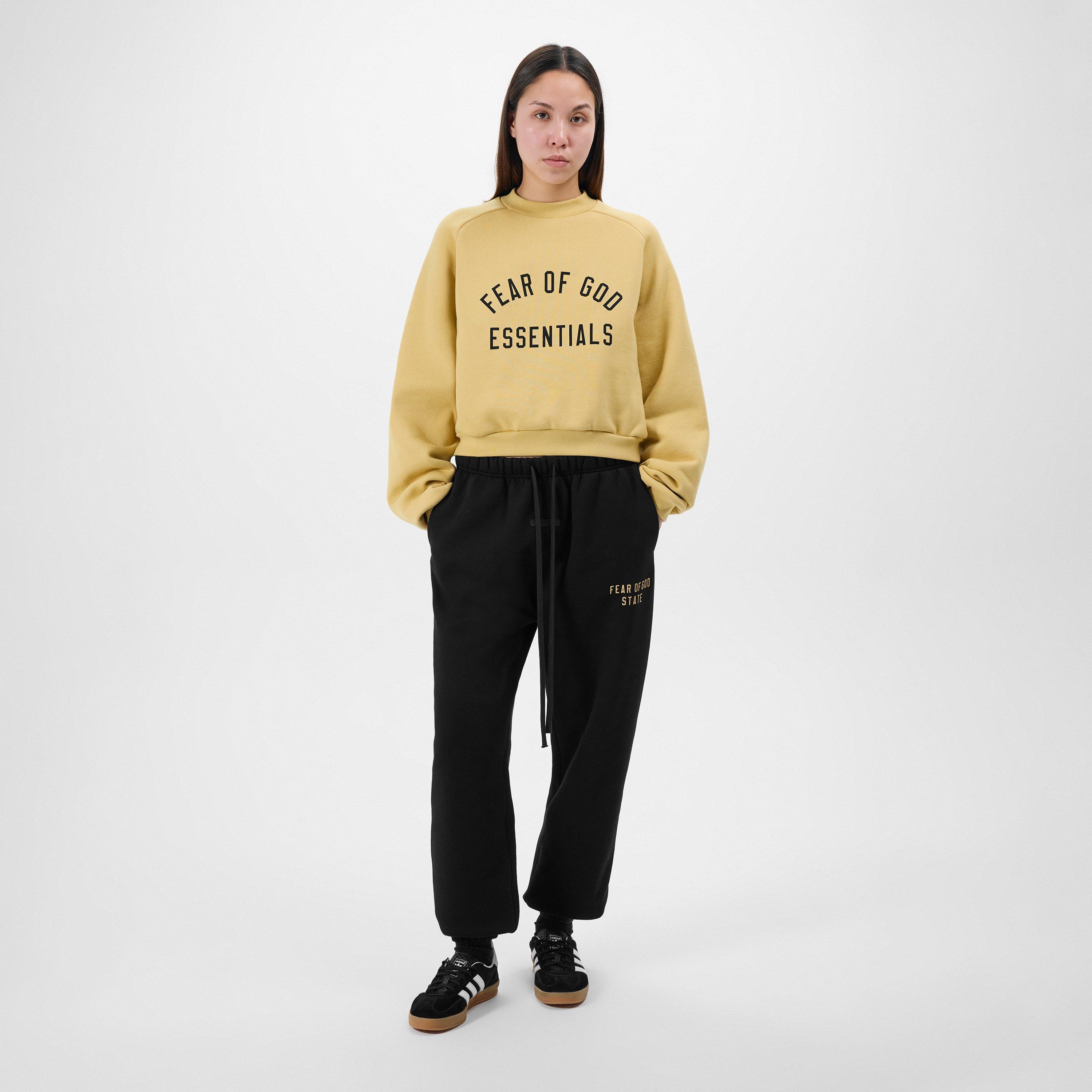 Amber - Fear Of God Essentials - Cropped Sweatshirt - 4