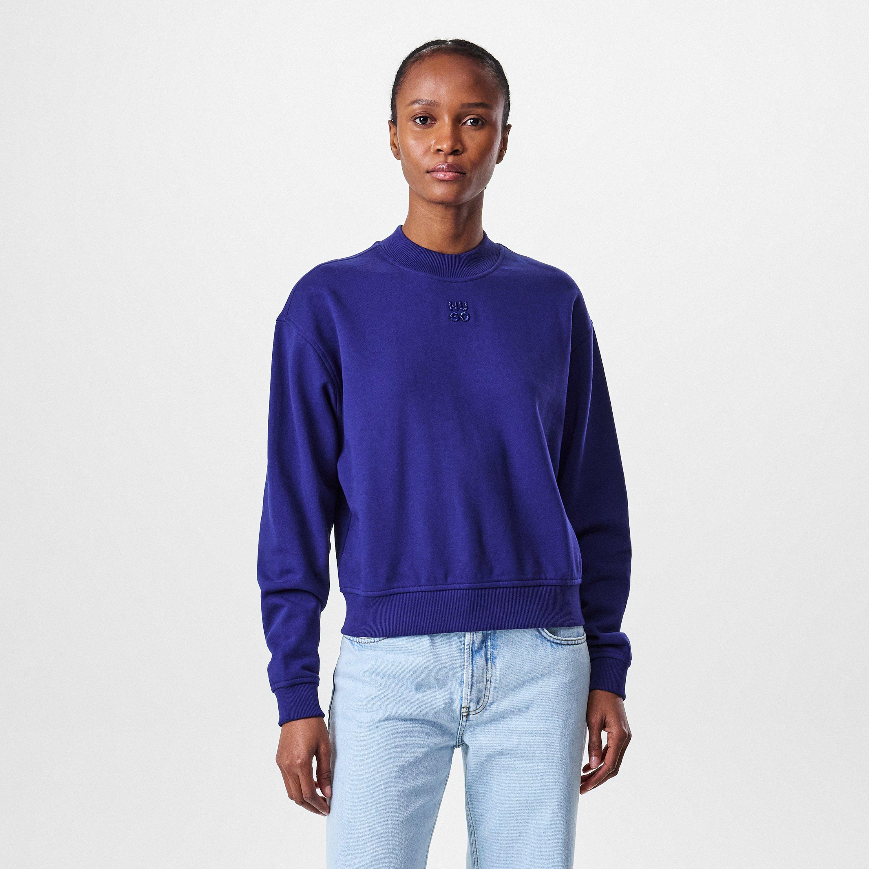 Dark Blue - Hugo - Women's Daxandria Crew Sweatshirt - 3