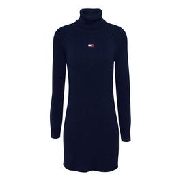 Tommy Jeans Mockneck Badge Sweater dress