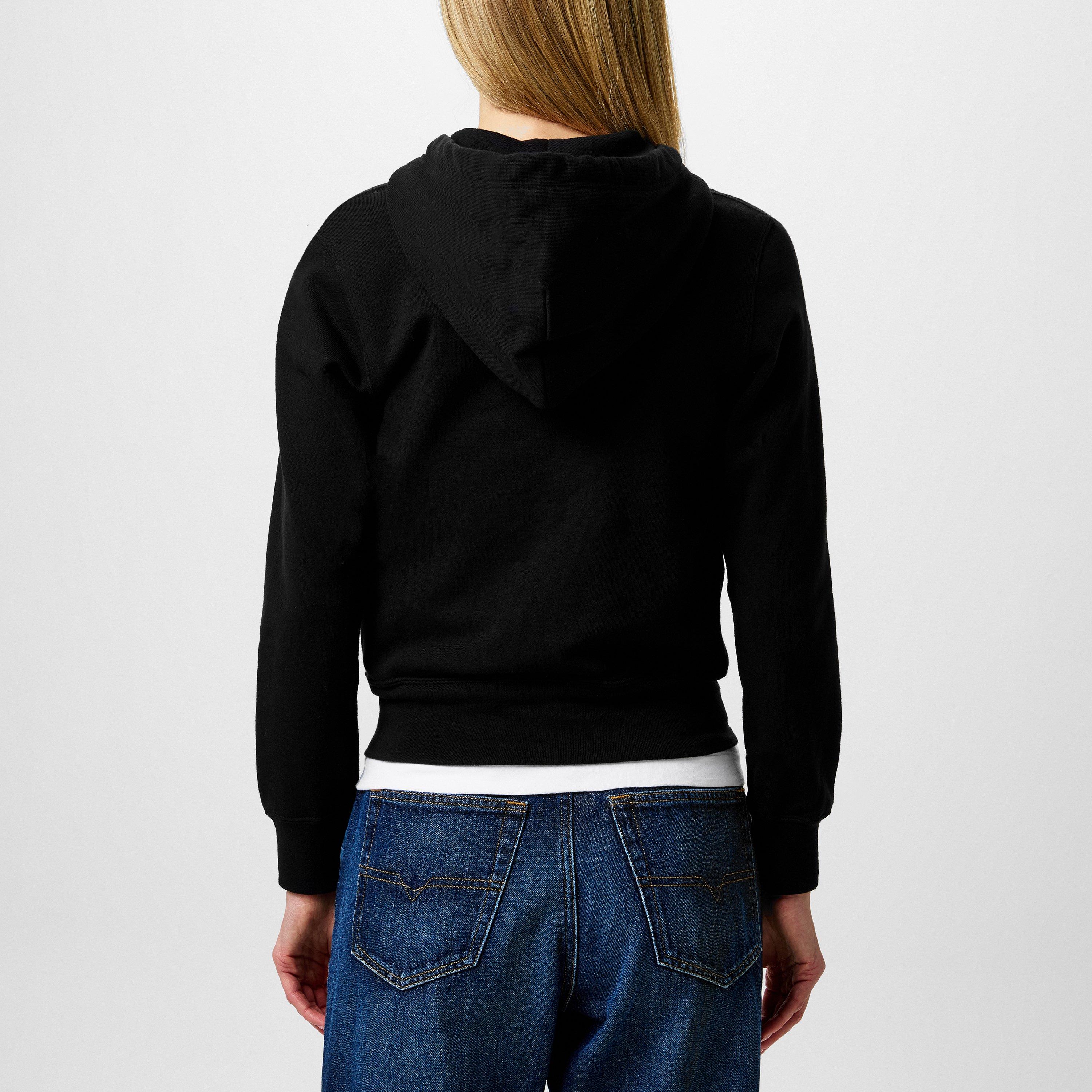 Black/Red - Comme des Garcons PLAY - Double Heart Hoodie - 3