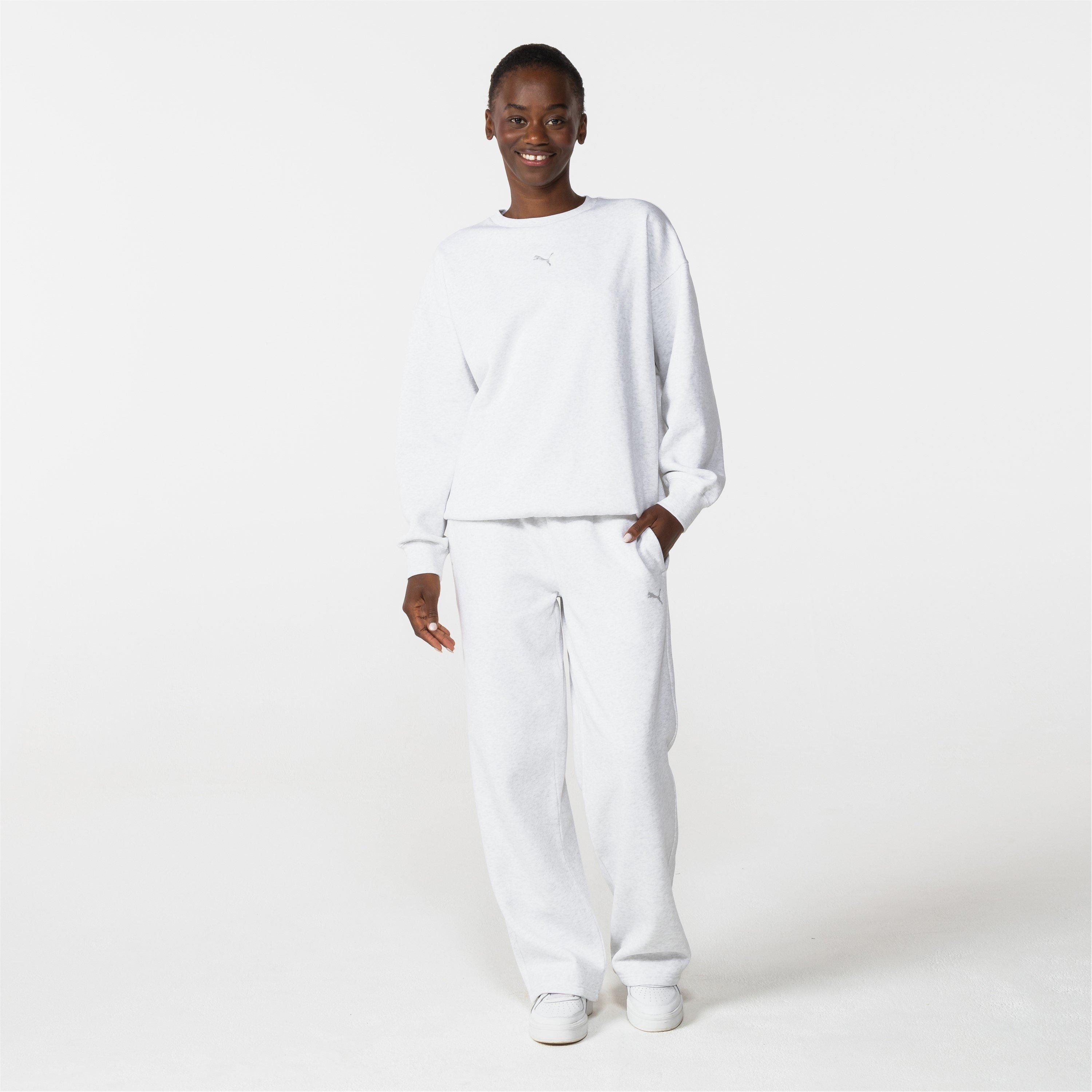 Ice Grey Marl - Puma - Oversized Sweatshirt - 4