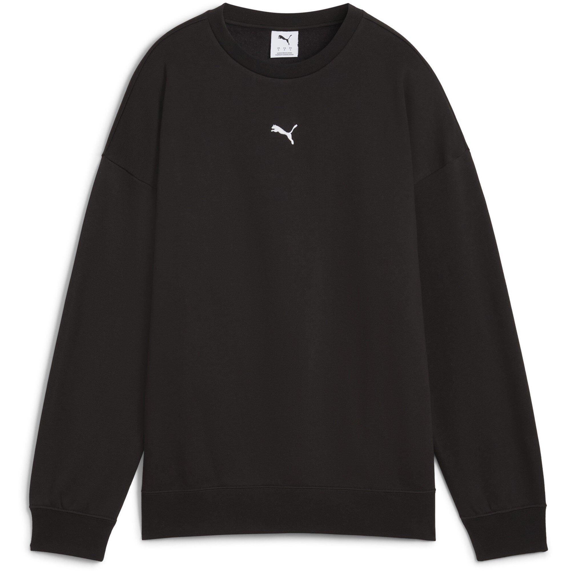 Puma Women's Oversized Sweatshirt - Black - 10 (S)