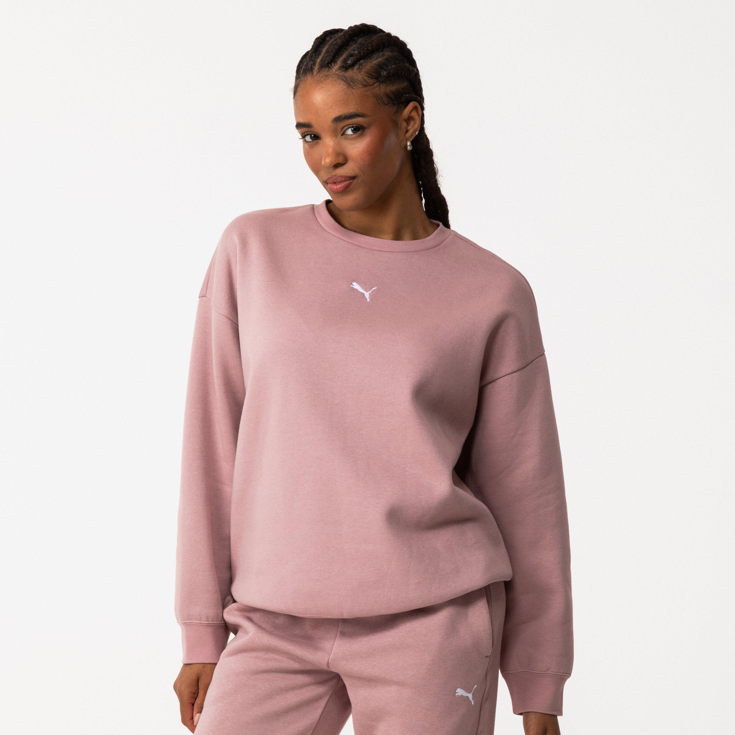 Mauve - Puma - Women's Oversized Sweatshirt - 4
