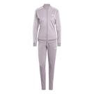 Prelvd Fig/Wht - adidas - high waisted adidas track pants for women - 1