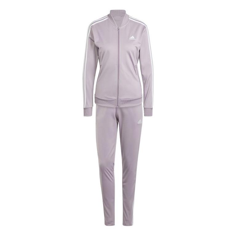 Prelvd Fig/Wht - adidas - high waisted adidas track pants for women - 1