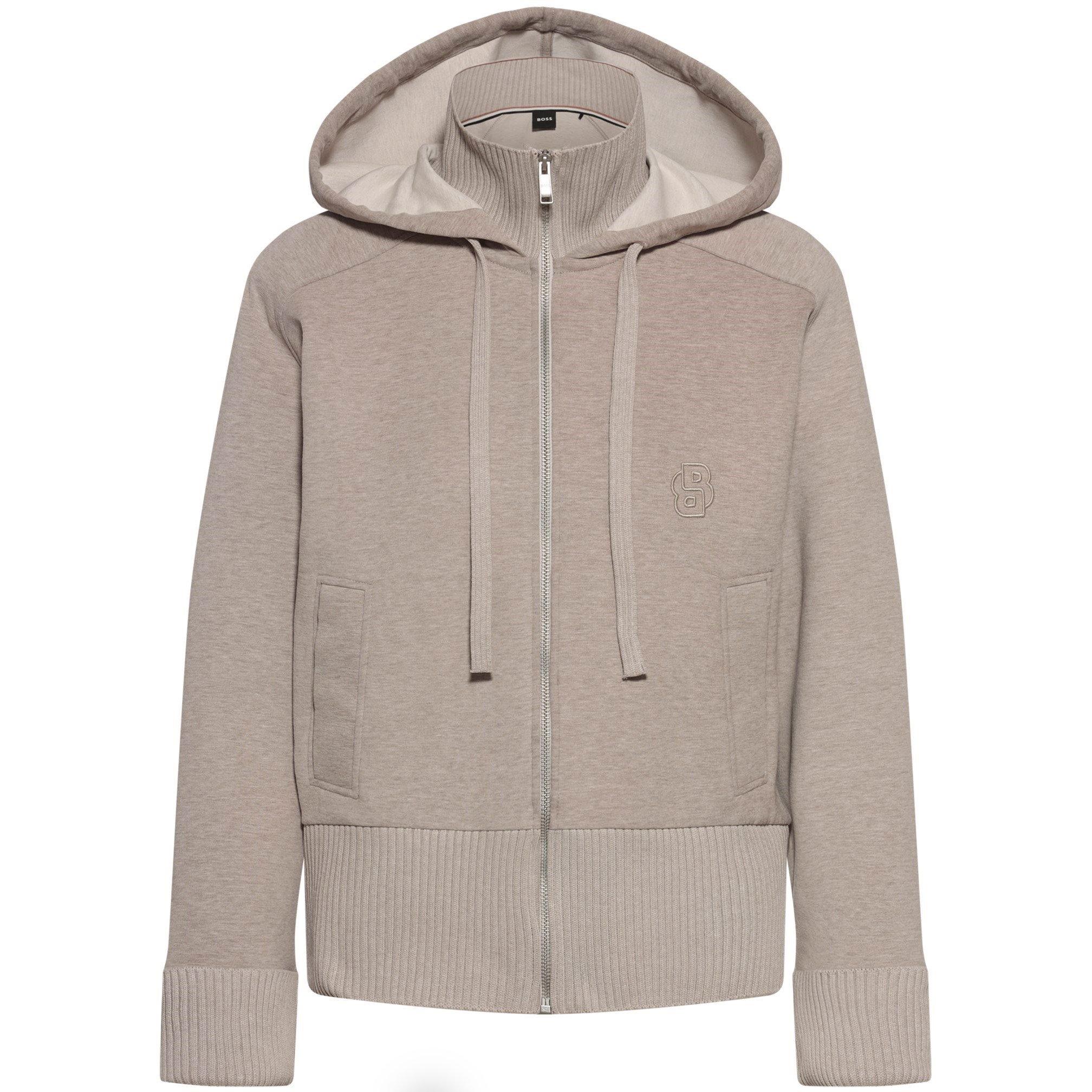 Boss Women's Eburr Over the Head Hoodie - Open Grey - M