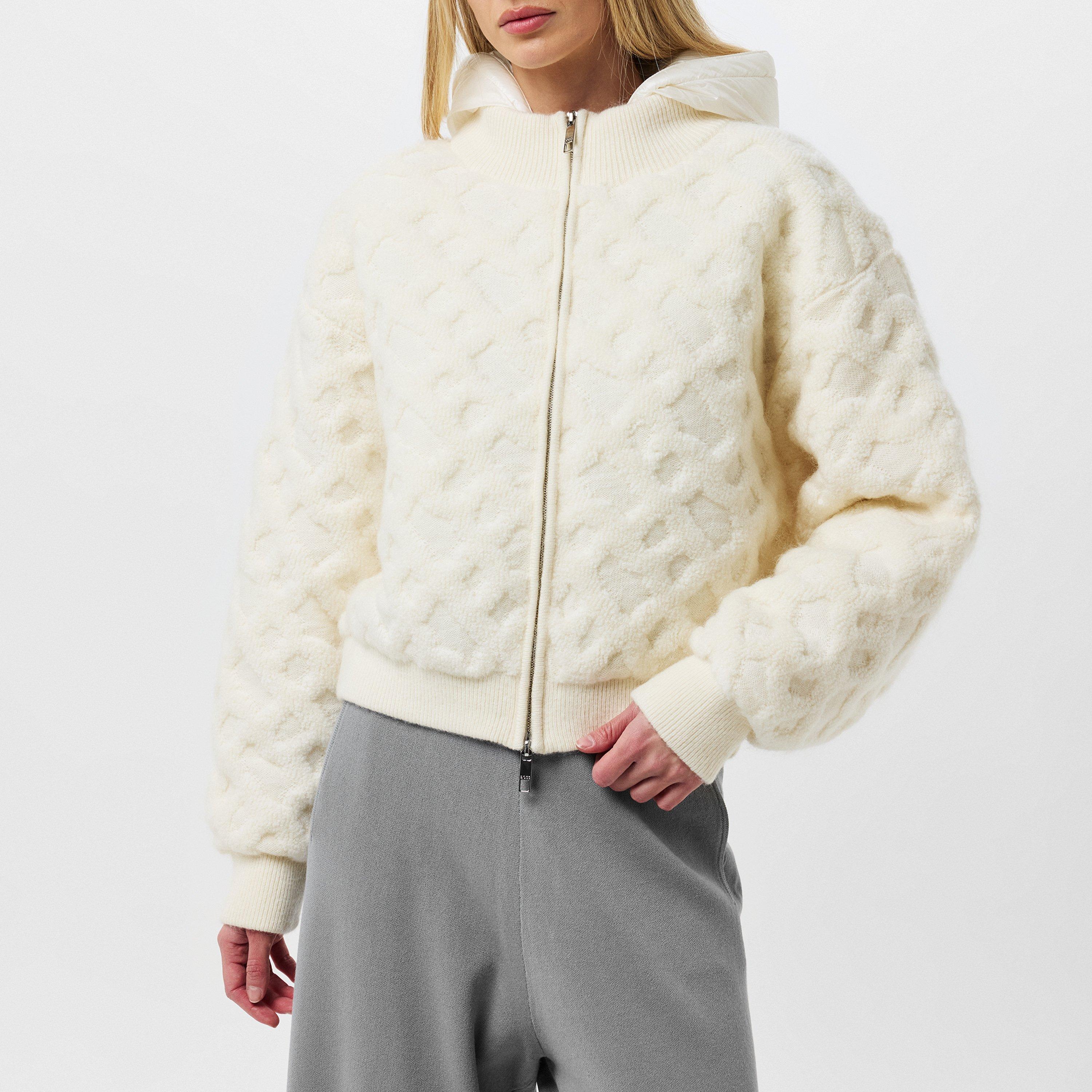 Open White - Boss - Women's Farionda Knitted Hoodie - 3