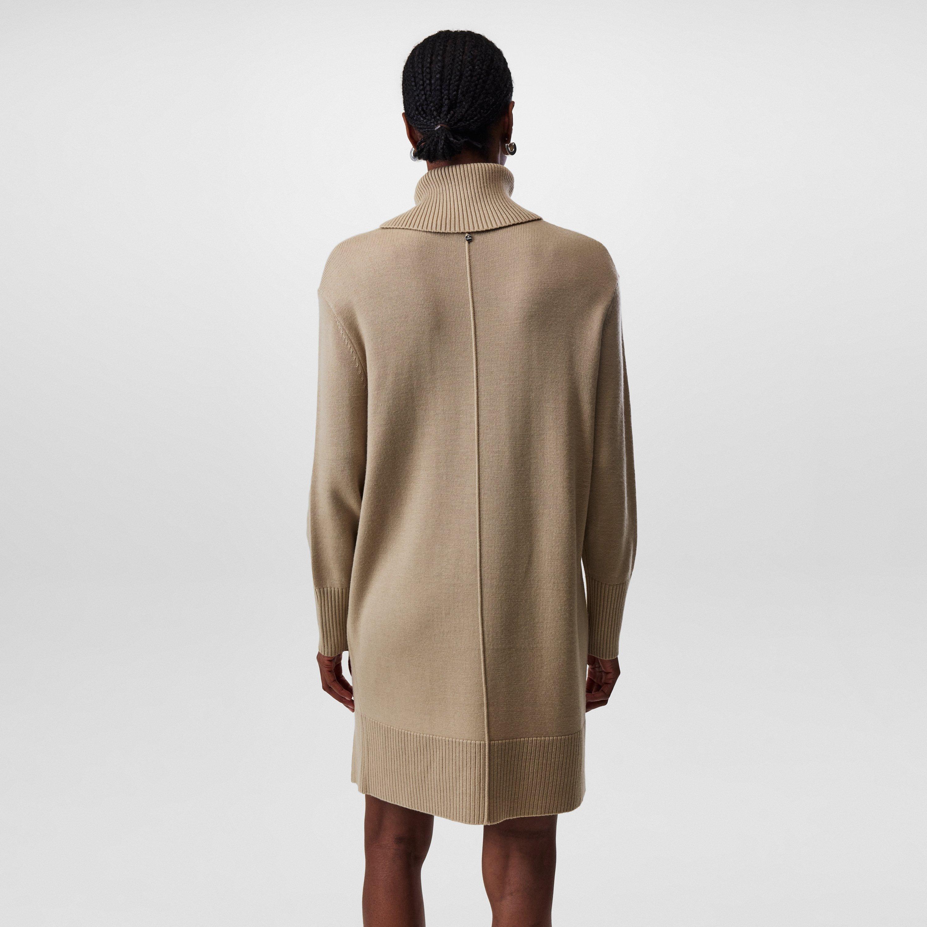 Medium Beige - Boss - Women's C Feringata Knitted Dress - 4