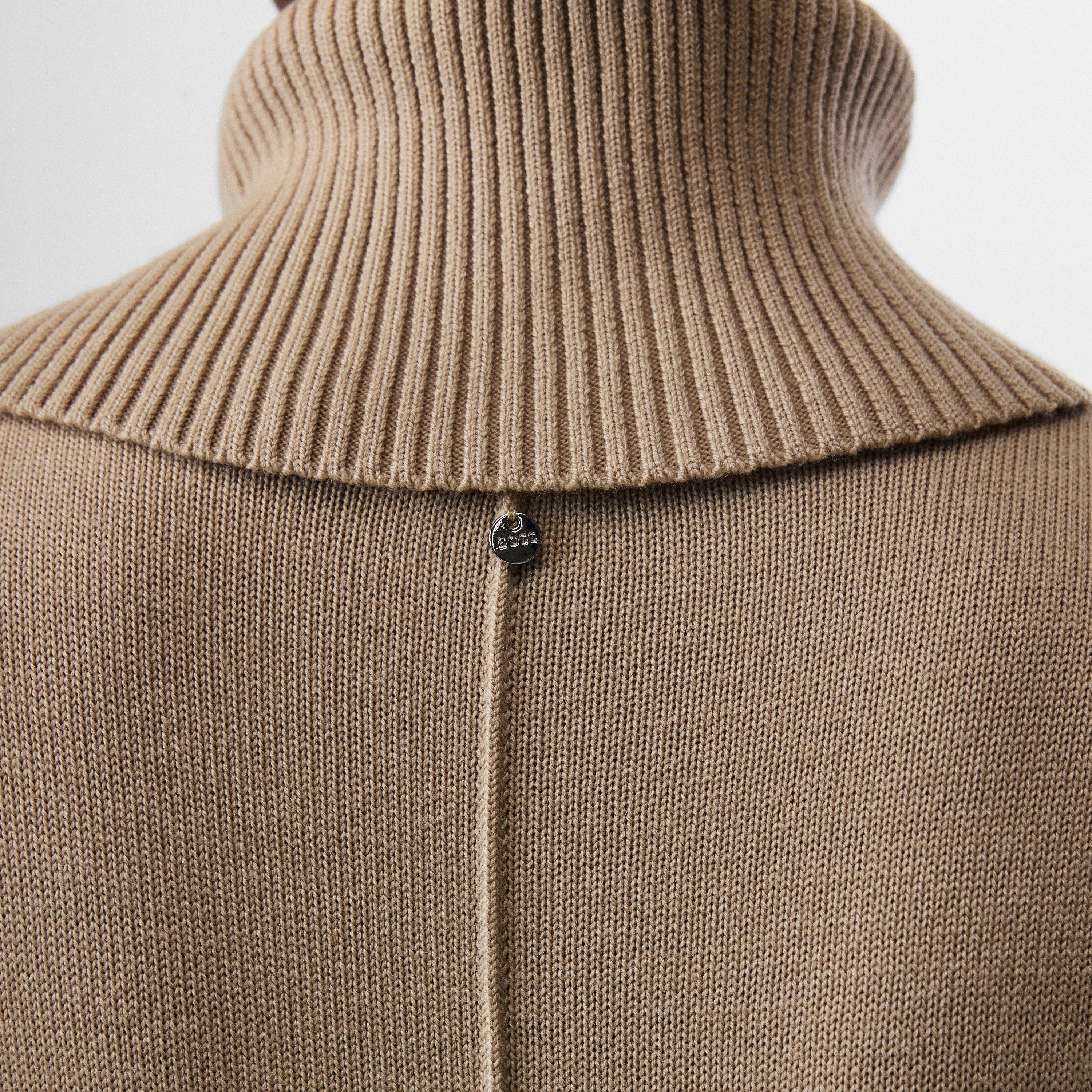 Medium Beige - Boss - Women's C Feringata Knitted Dress - 5