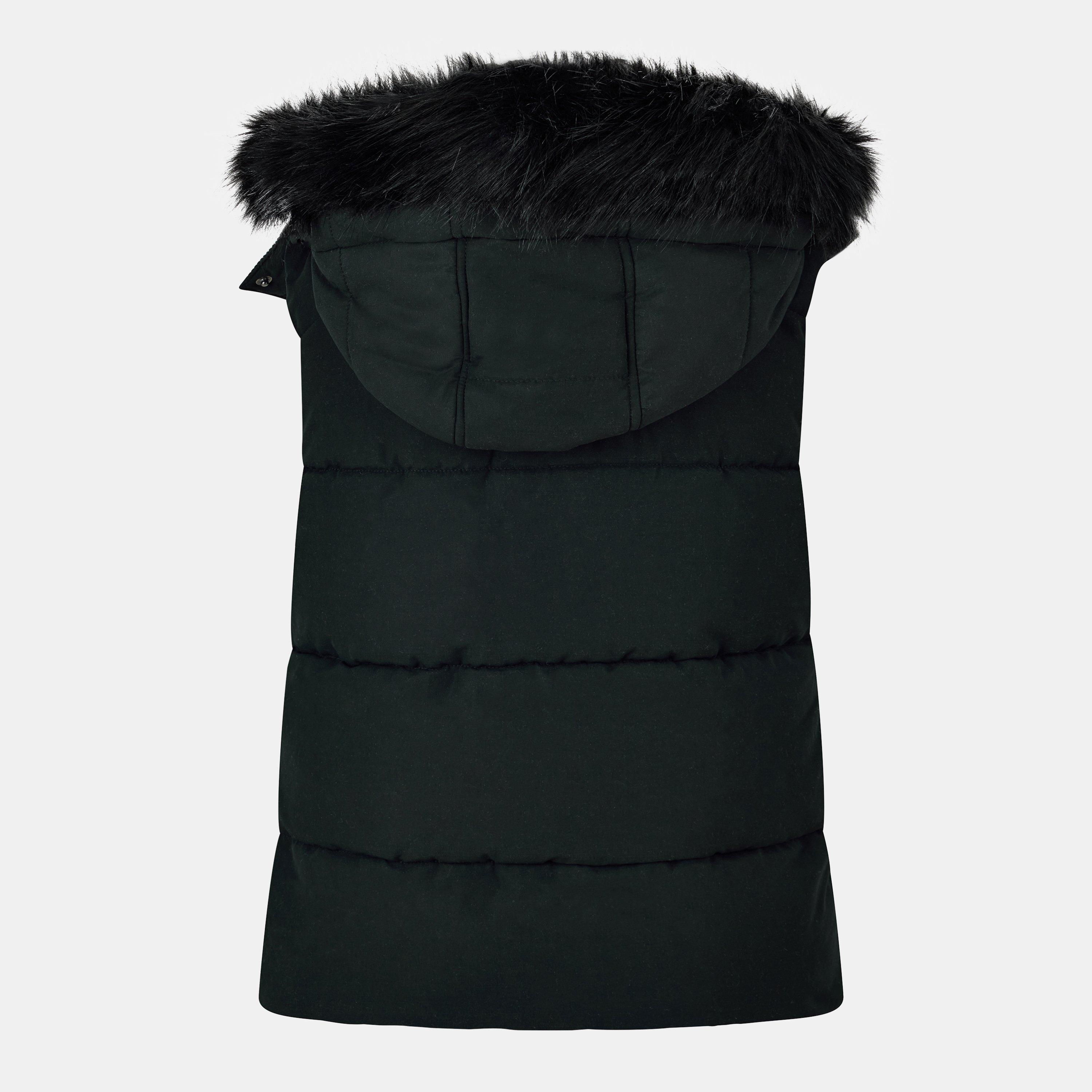 Nero - Jack Wills - Willow Heritage Waterproof Detachable Hood Puffer Gilet - 2