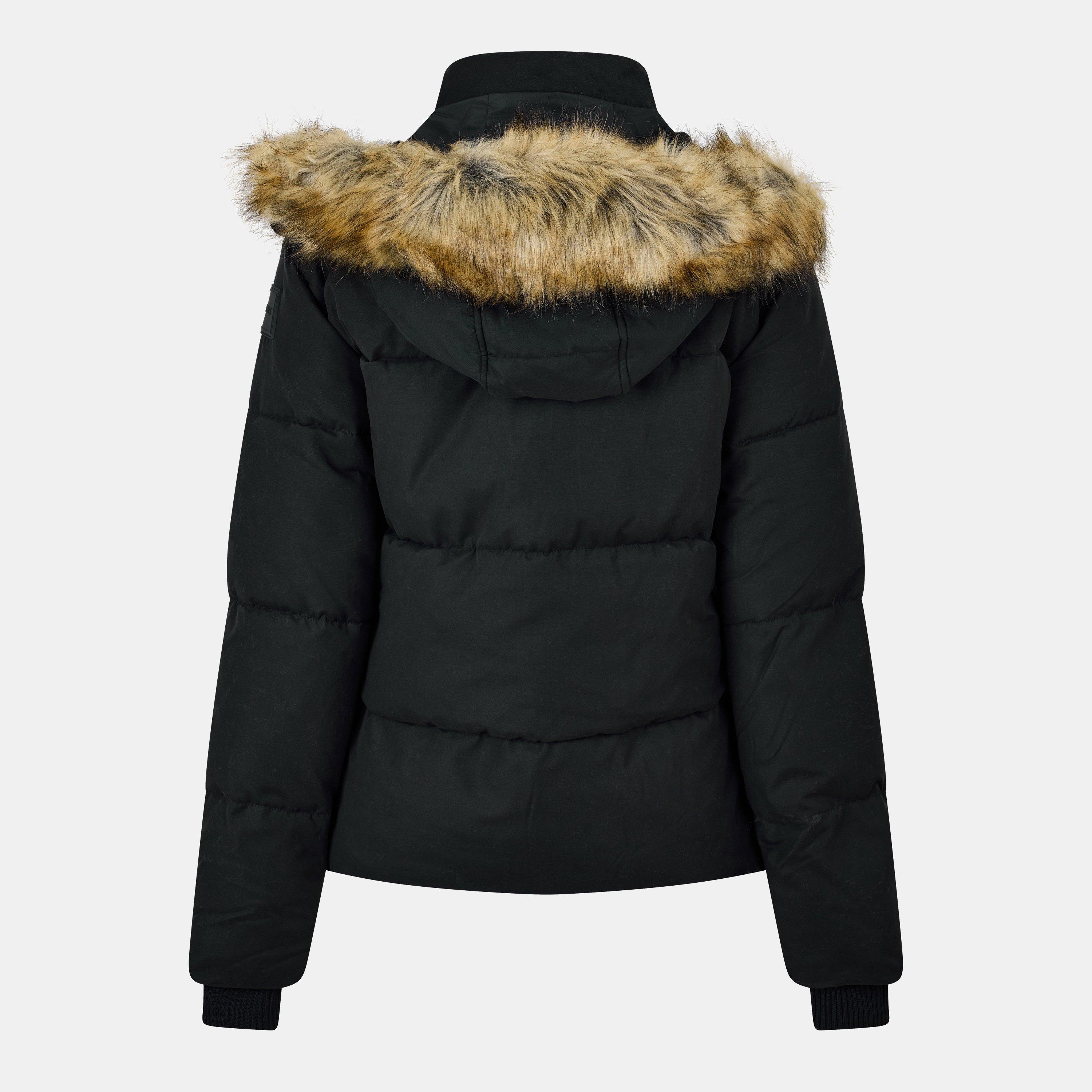 Sort - Jack Wills - Riley Puffer Jacket Ladies - 2