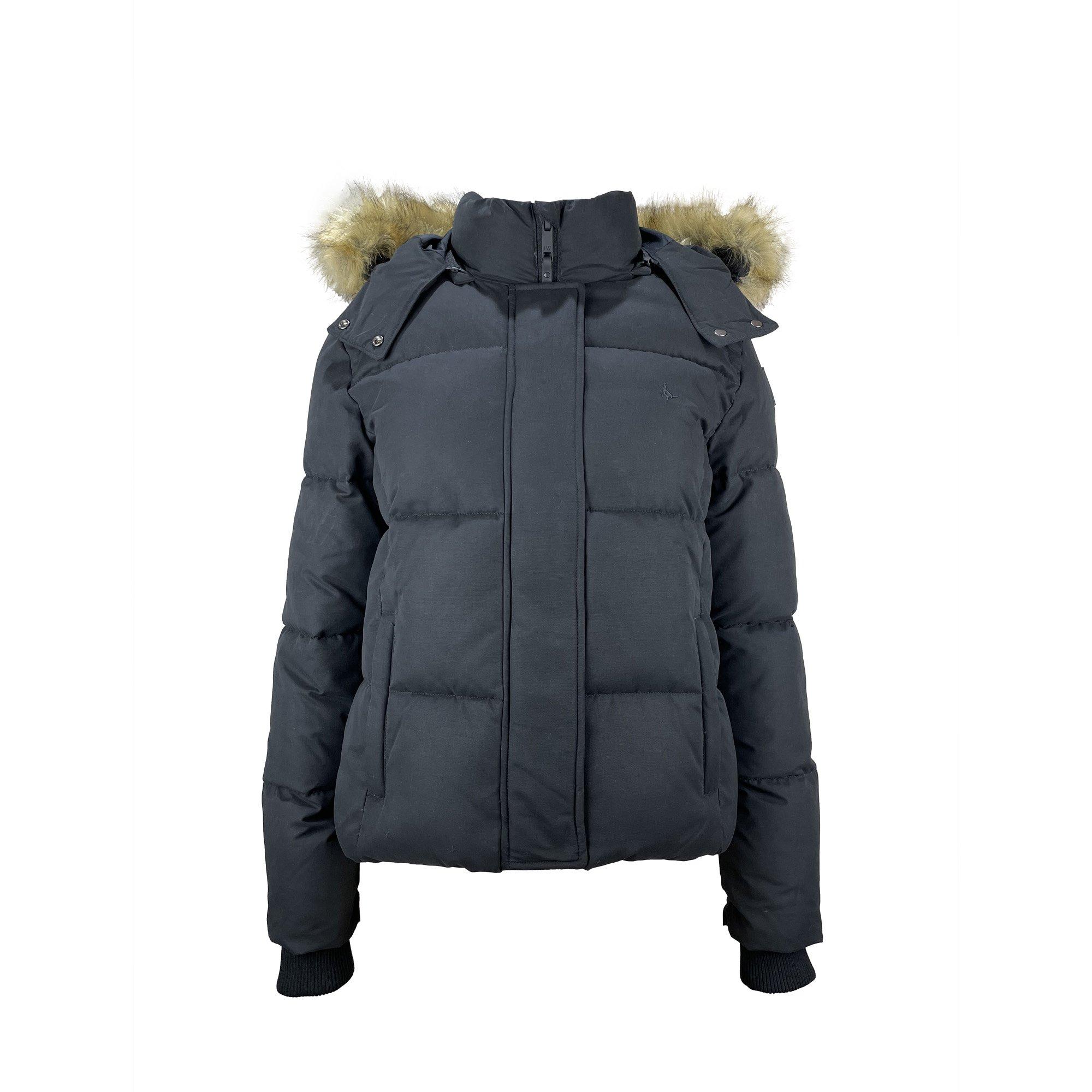 Sort - Jack Wills - Riley Puffer Jacket Ladies - 3