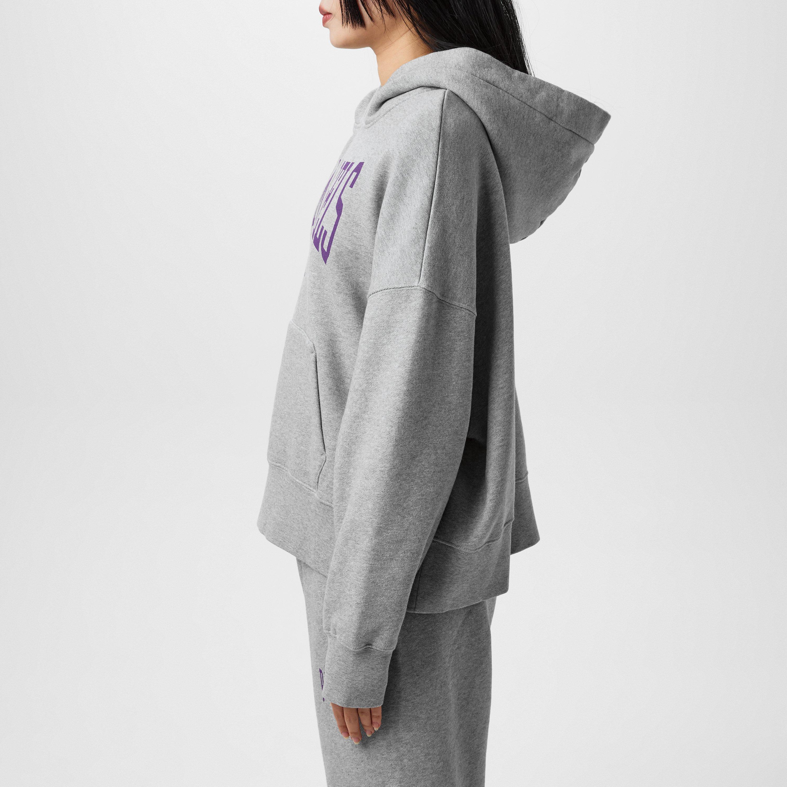 Grey/Violet - Palm Angels - College Hoodie - 2