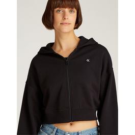 Calvin Klein Jeans Zip sweatshirt with embroidered logo