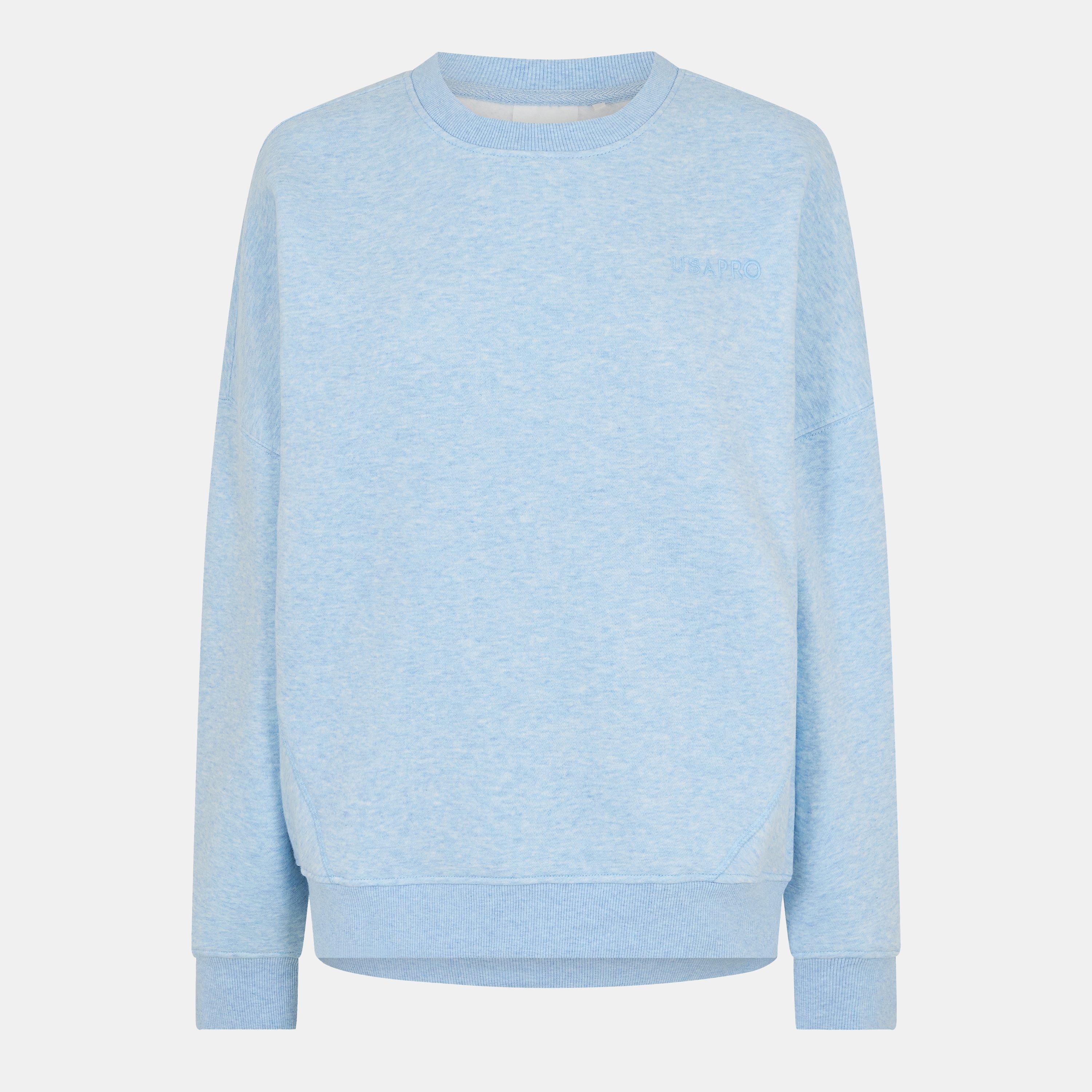 Usa Pro Women's Classic Sweatshirt - Blue Marl - 16 (44)