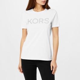 MICHAEL Michael Kors Stud Crew Neck T Shirt