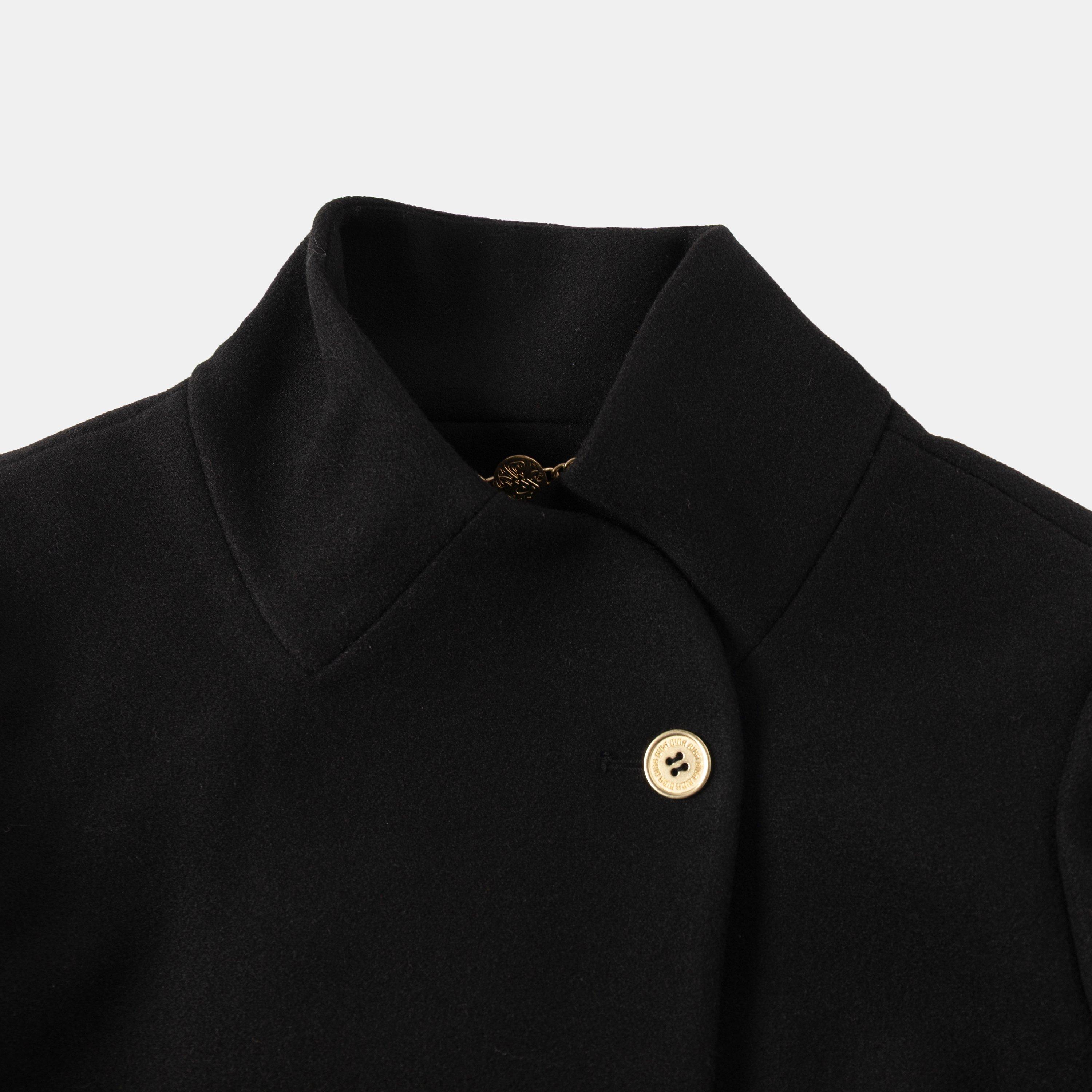 Black - Biba - Womens Billie Belted Long Sleeve Mid-Length Overcoat - 3