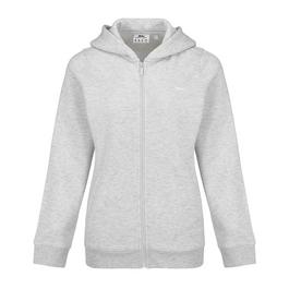 Slazenger Fitted Full Zip Hoodie Womens