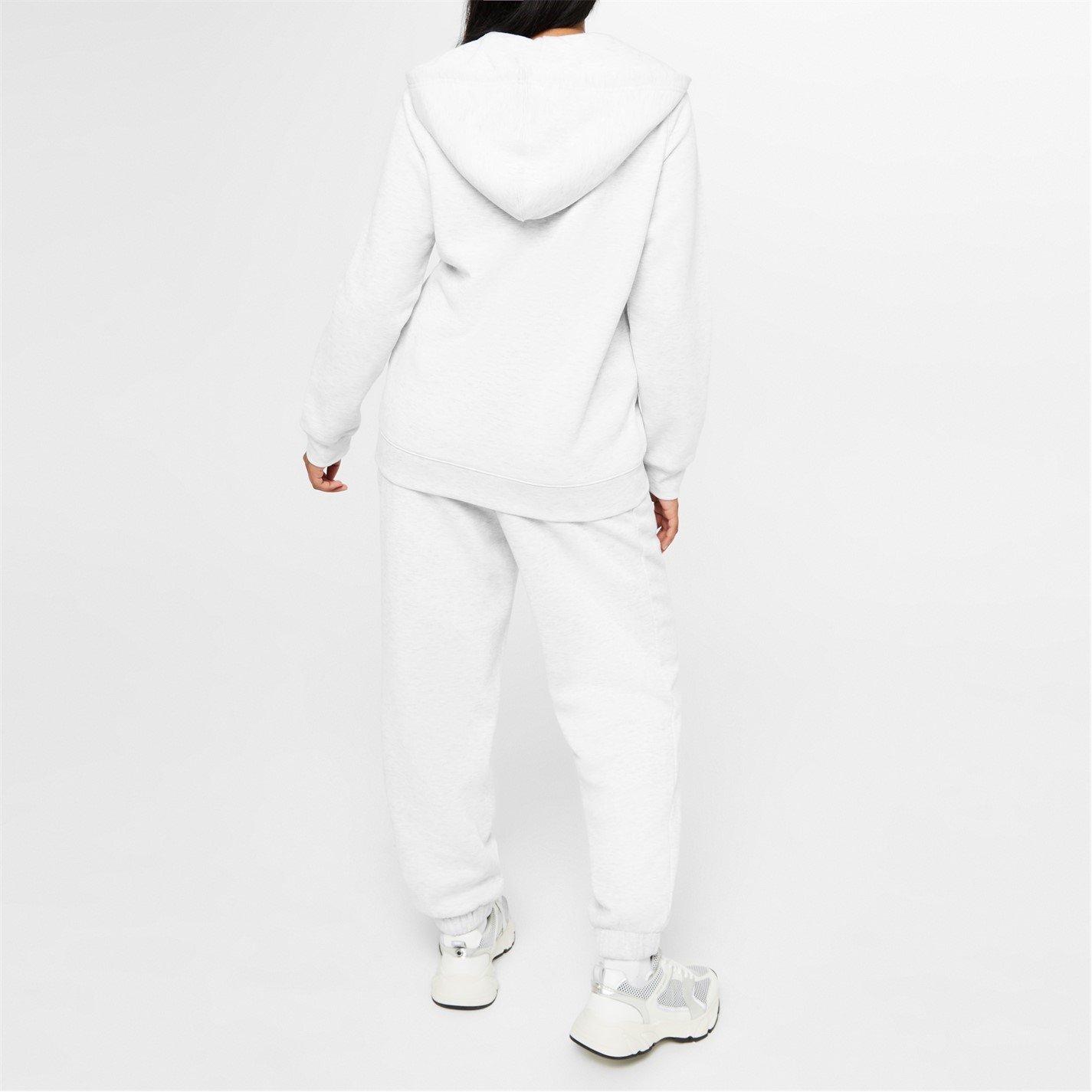 Ice Grey Marl - Slazenger - Fitted Full Zip Hoodie Womens - 5