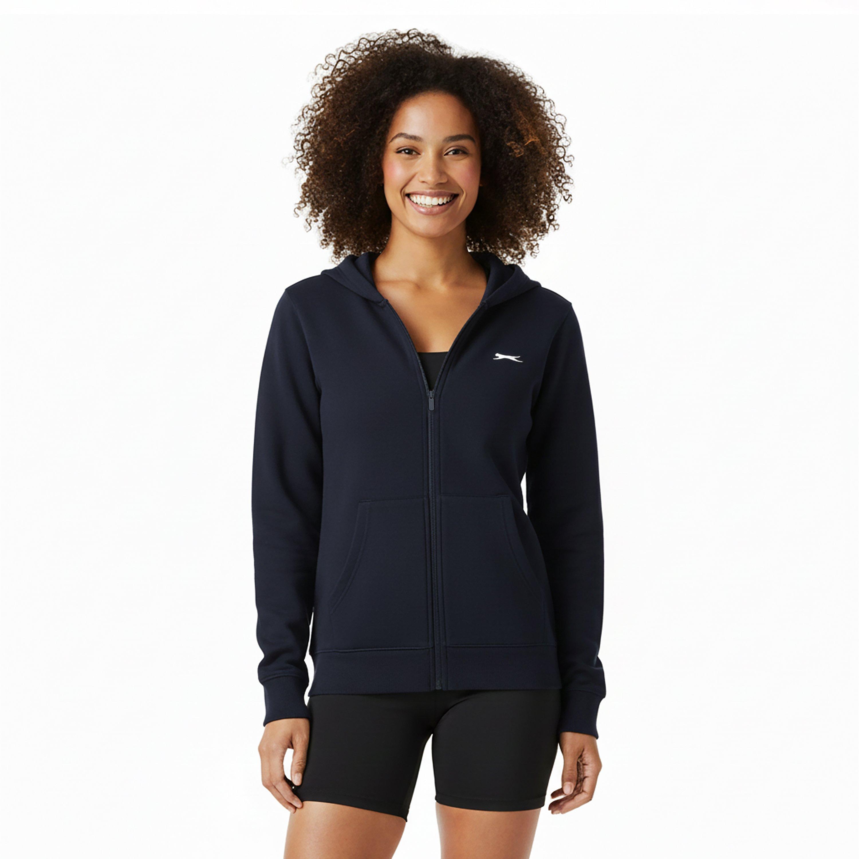 Slazenger Fitted Full Zip Hoodie Womens | Sports Direct