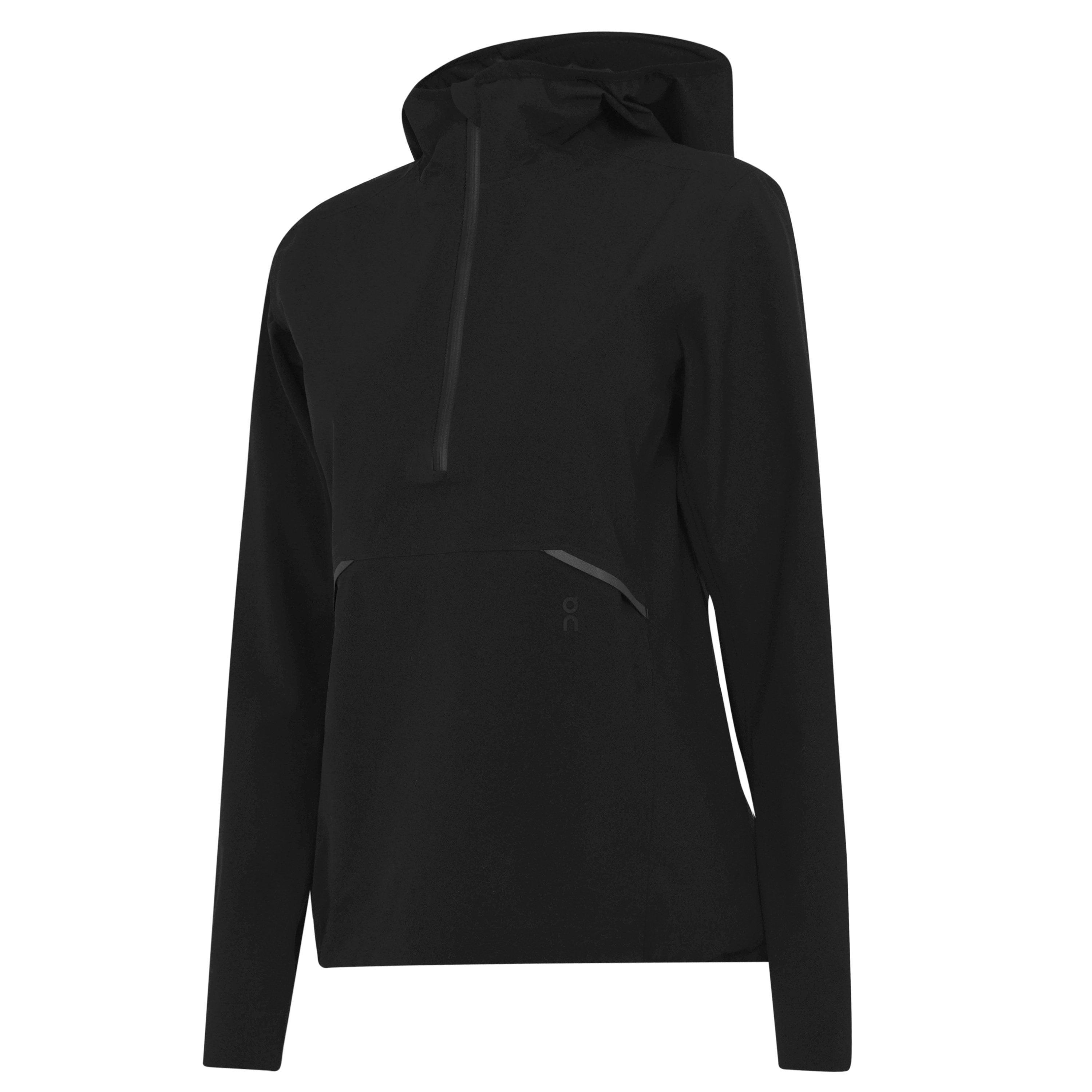 Black - On - Women's  Running Waterproof Hooded Long Sleeve Performance Training Jacket - 6