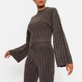 ISAWITFIRST Recycled Knit Blend Wide Rib Jumper Co-Ord