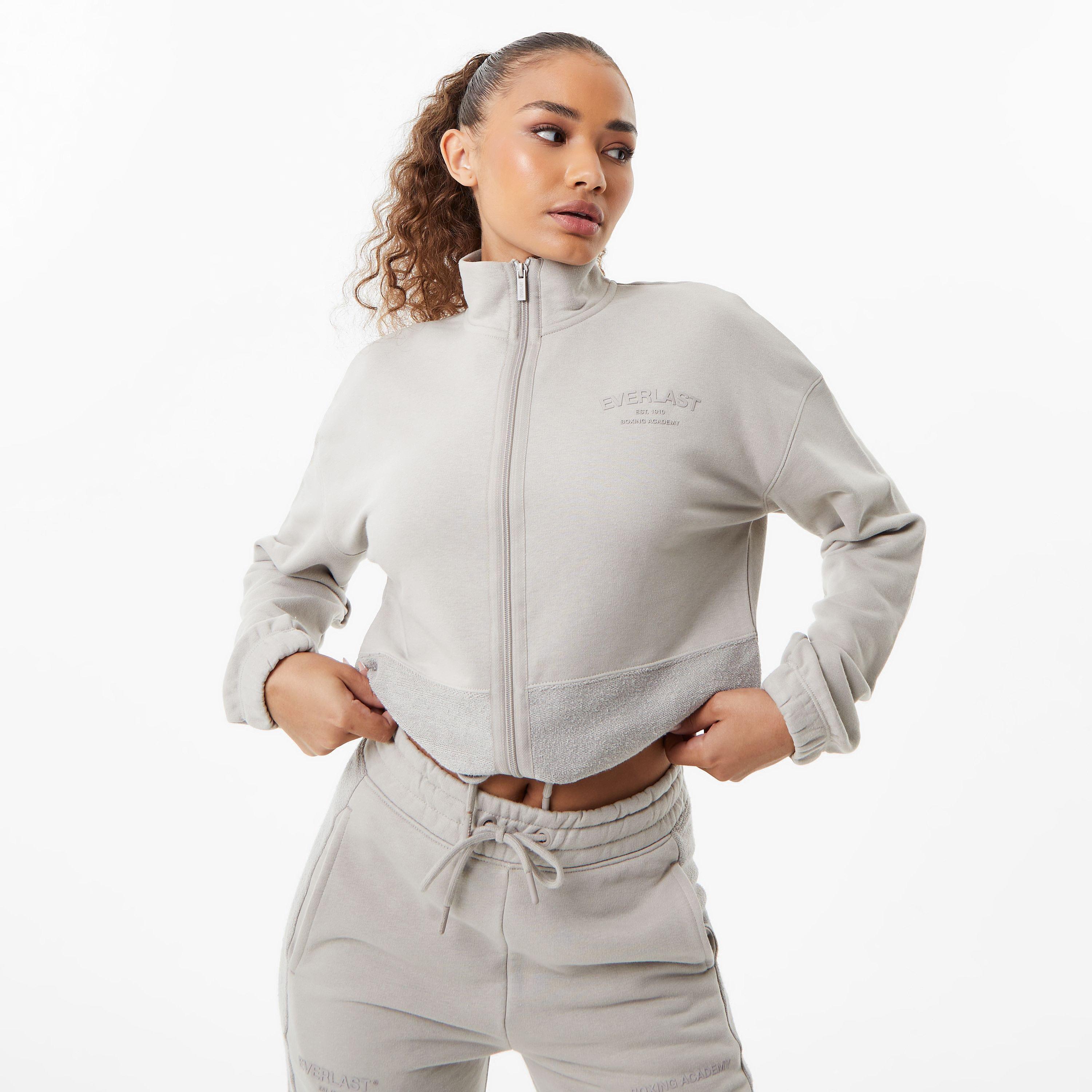 Opal Grey - Everlast - LB Zip Up Sweatshirt Womens - 1