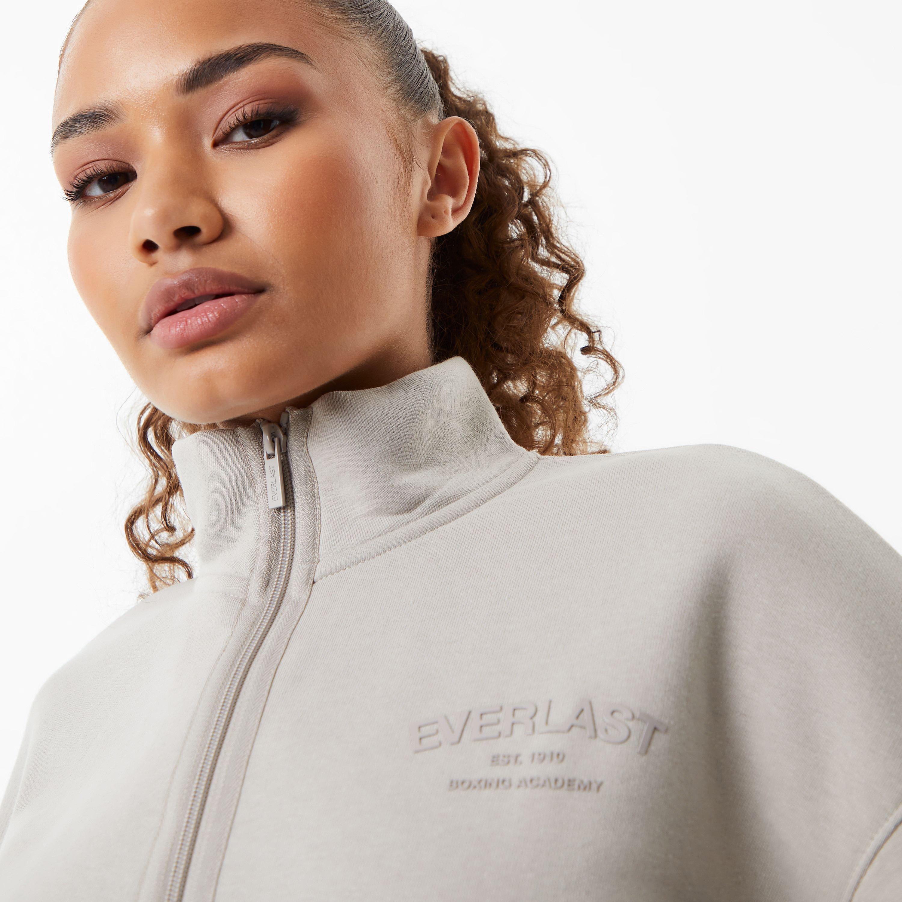 Opal Grey - Everlast - LB Zip Up Sweatshirt Womens - 3