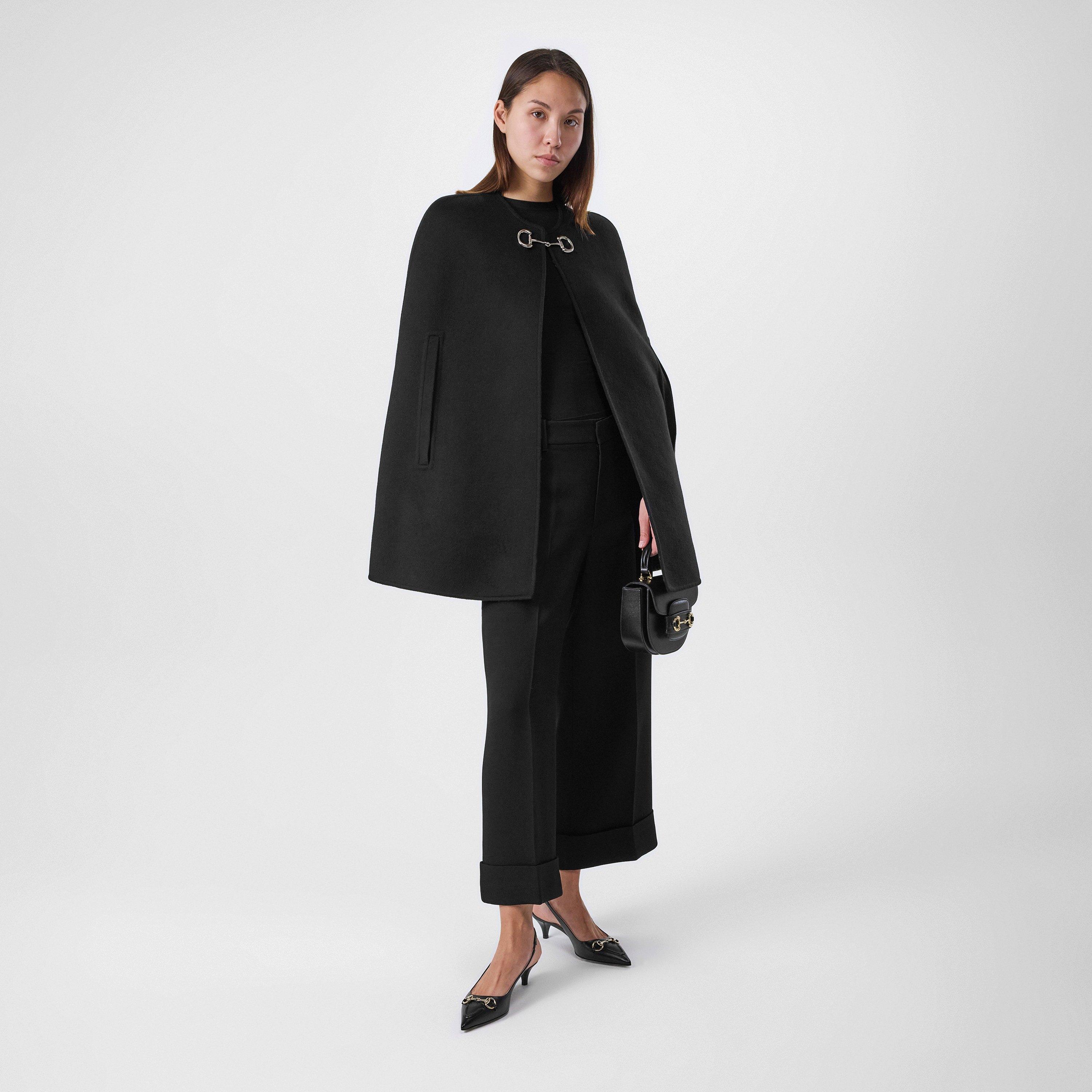 【関税&送料込】Gucci Cape With Horsebit Gucci | Wool & Silk Horsebit Cape | Capes | Cruise Fashion